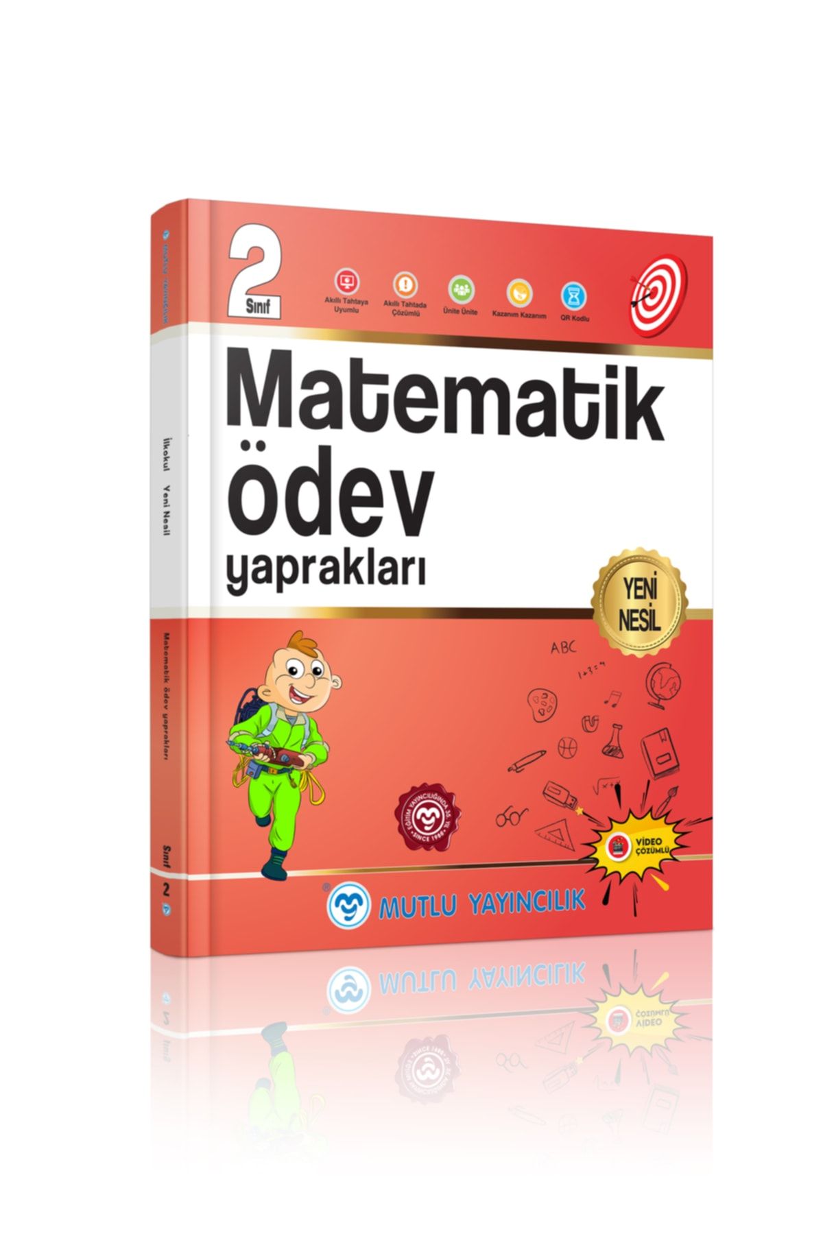 Mutlu Yayıncılık 2. Sınıf Matematik Ödev Yaprakları / Kolektif / Mutlu Yayıncılık / 9786058146846