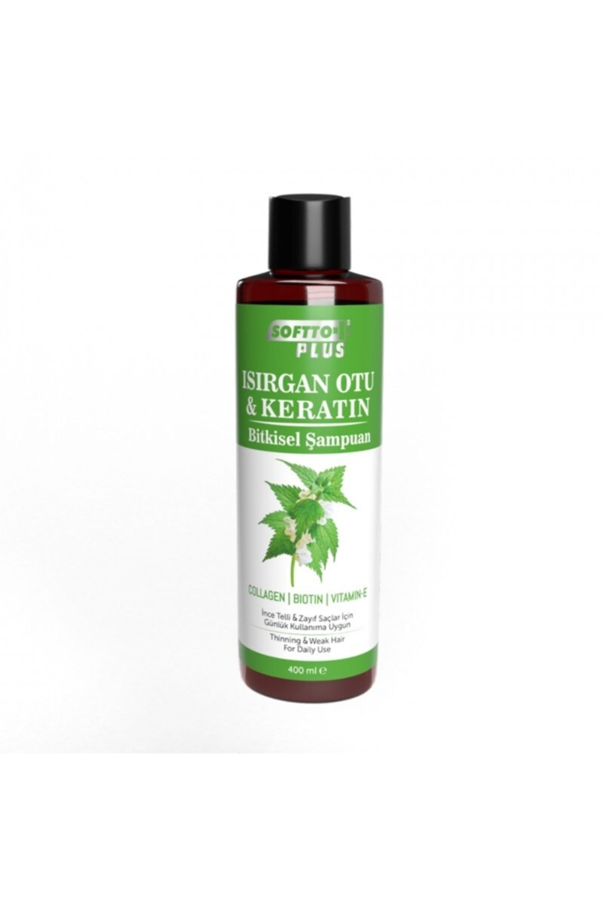 Softto Plus Isırgan Otu & Keratin Bitkisel Şampuan 400 ml
