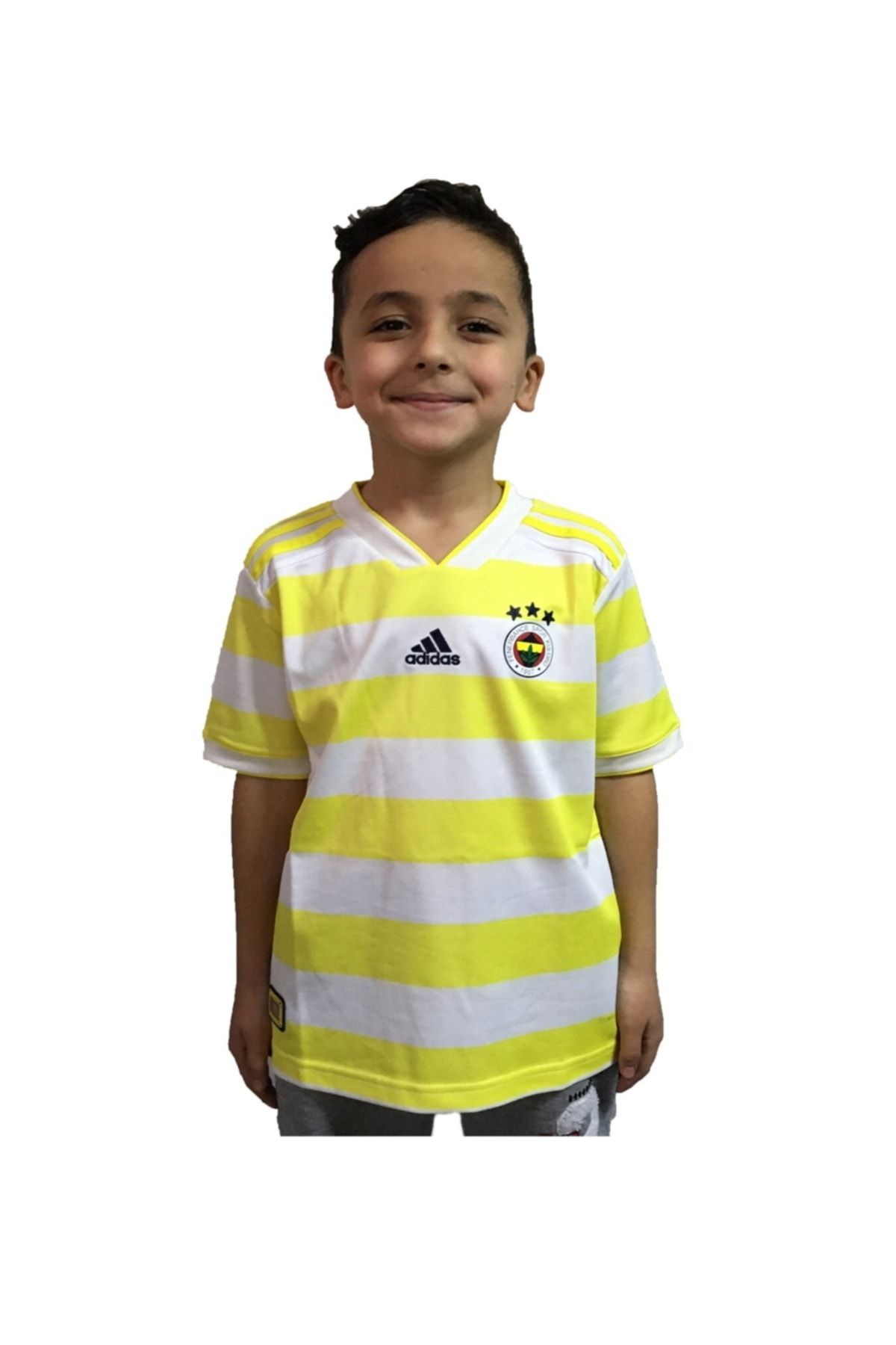 Fenerbahçe Lisanslı Çocuk Sarı Beyaz Forma