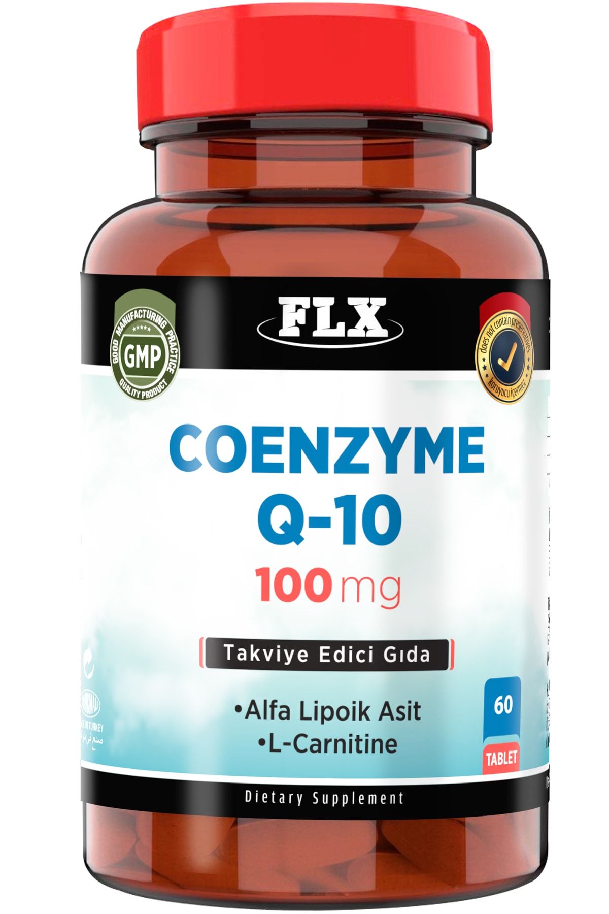 FLX Coenzyme Q-10 L-carnitine Alpha Lipoic Acid 60 Tablet