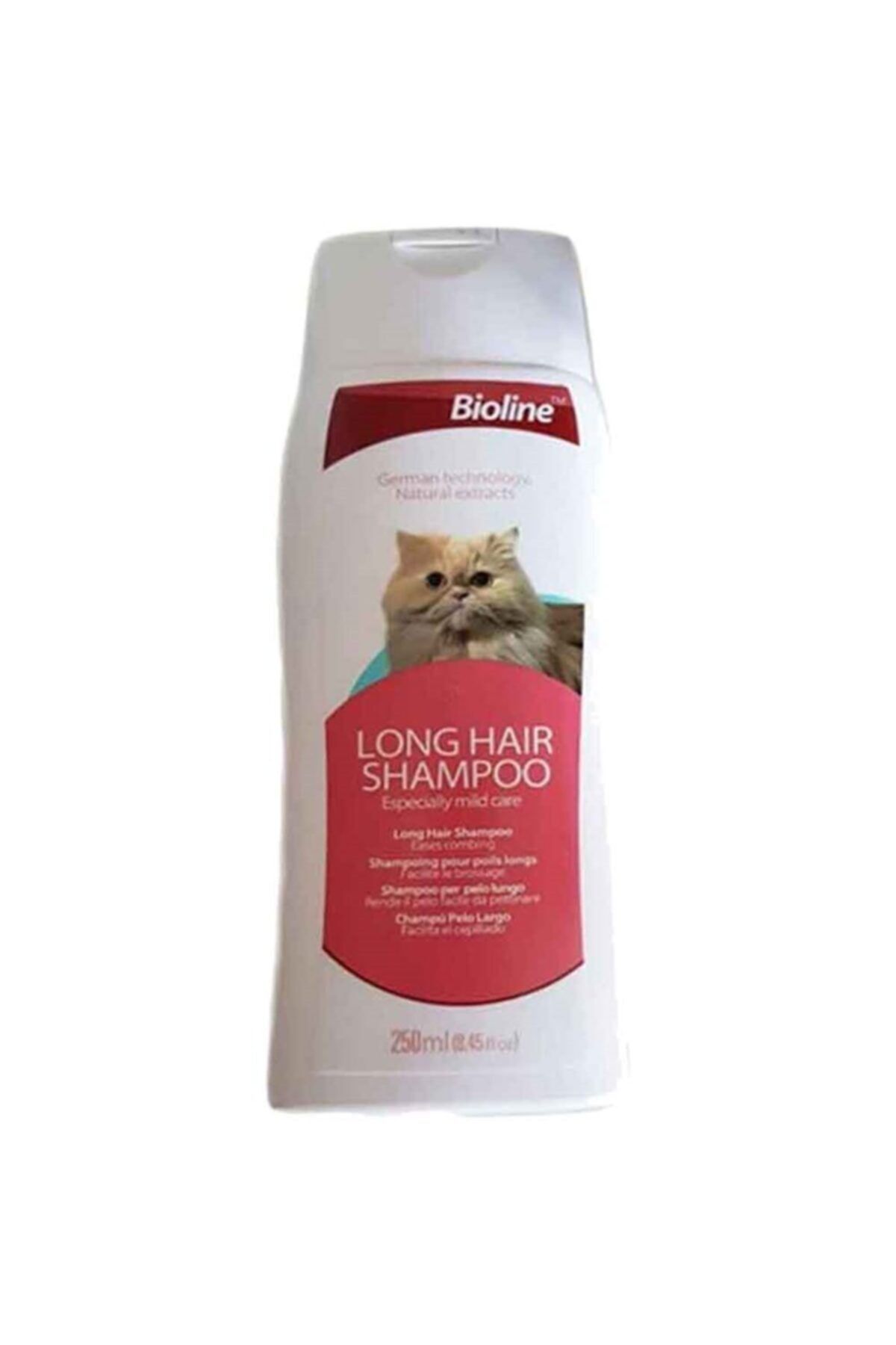 Bioline Uzun Tüylü Kediler Için Şampuan 250 ml - Tazemama Express