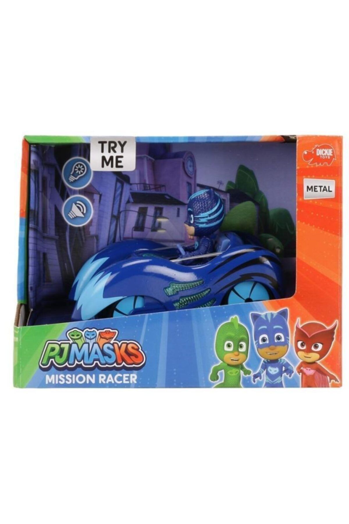 Genel Markalar Pj Masks Mission Racer Catboy - Car Kedi Çocuk Ve Arabası Pj Maskeliler Figür Oyuncak