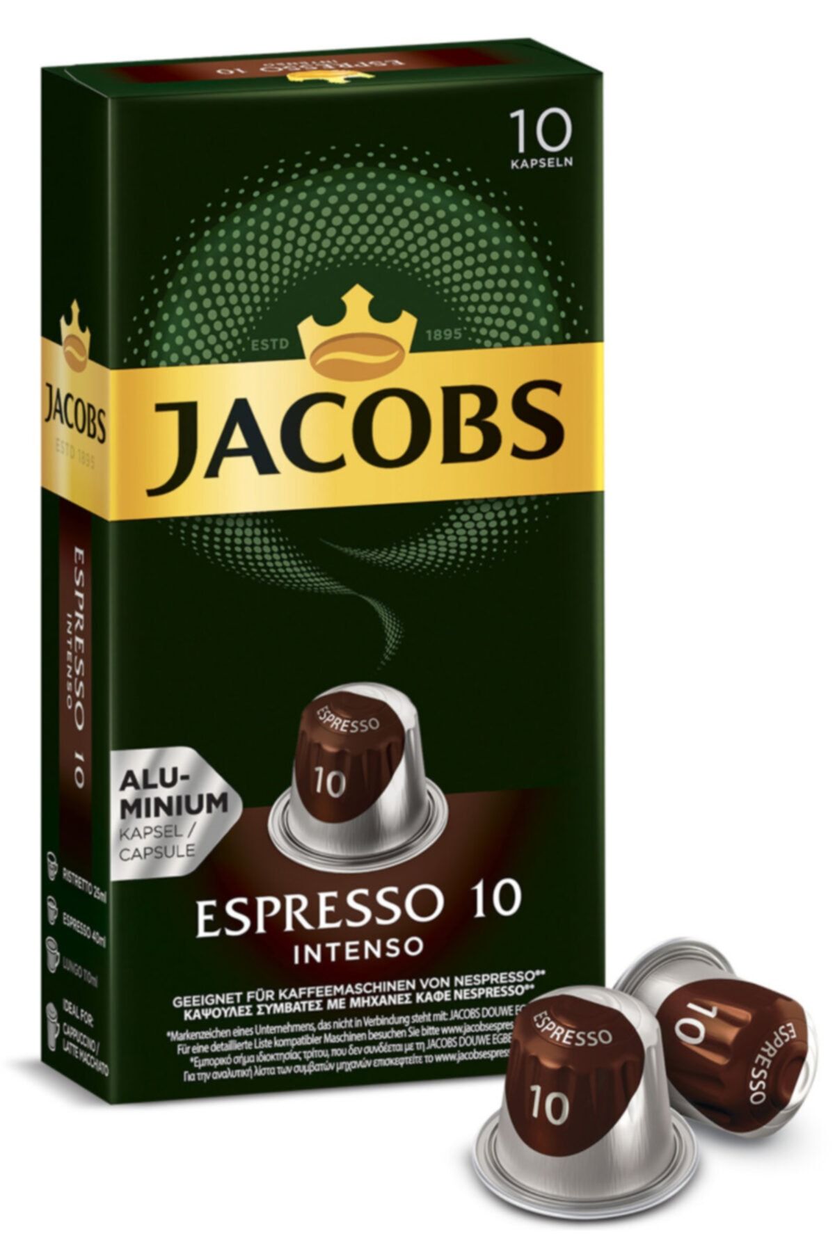 Jacobs Capsule Espresso 10 Intenso 52 Gr