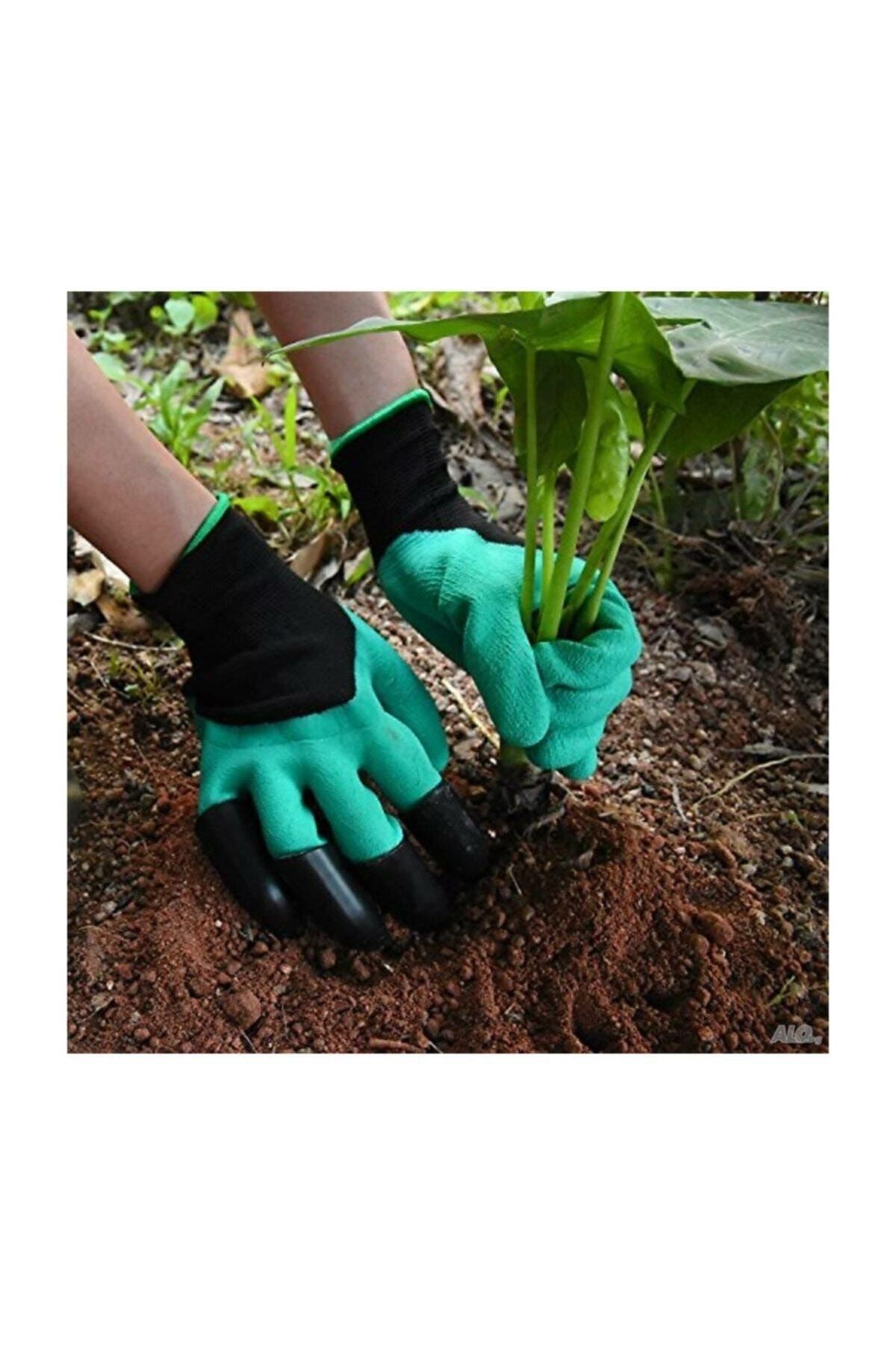 Pi İthalat Garden Genie Gloves Toprak Kazma Bahçe Eldiveni