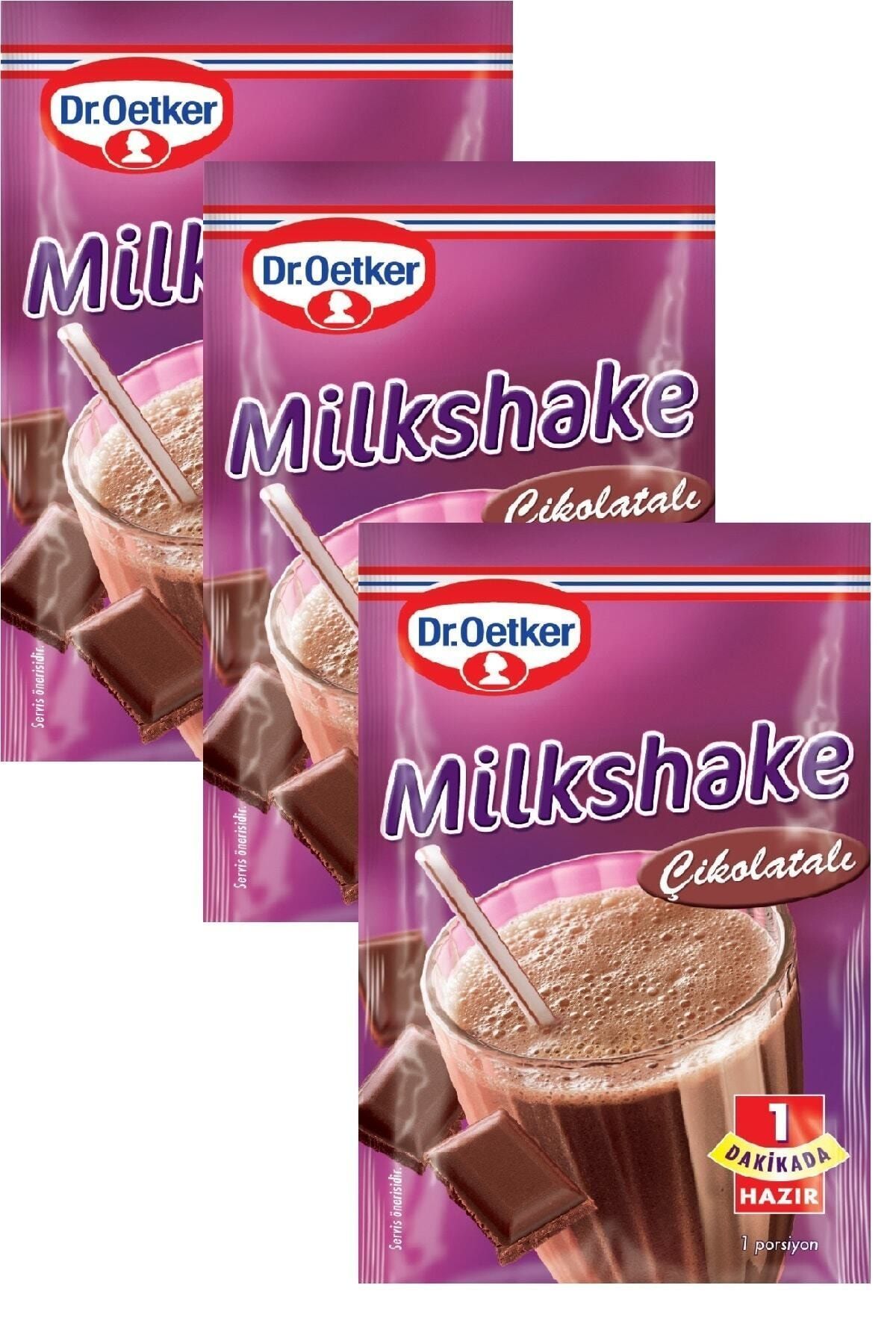 Dr. Oetker Milkshake Çikolatalı 30gr X 3 Adet