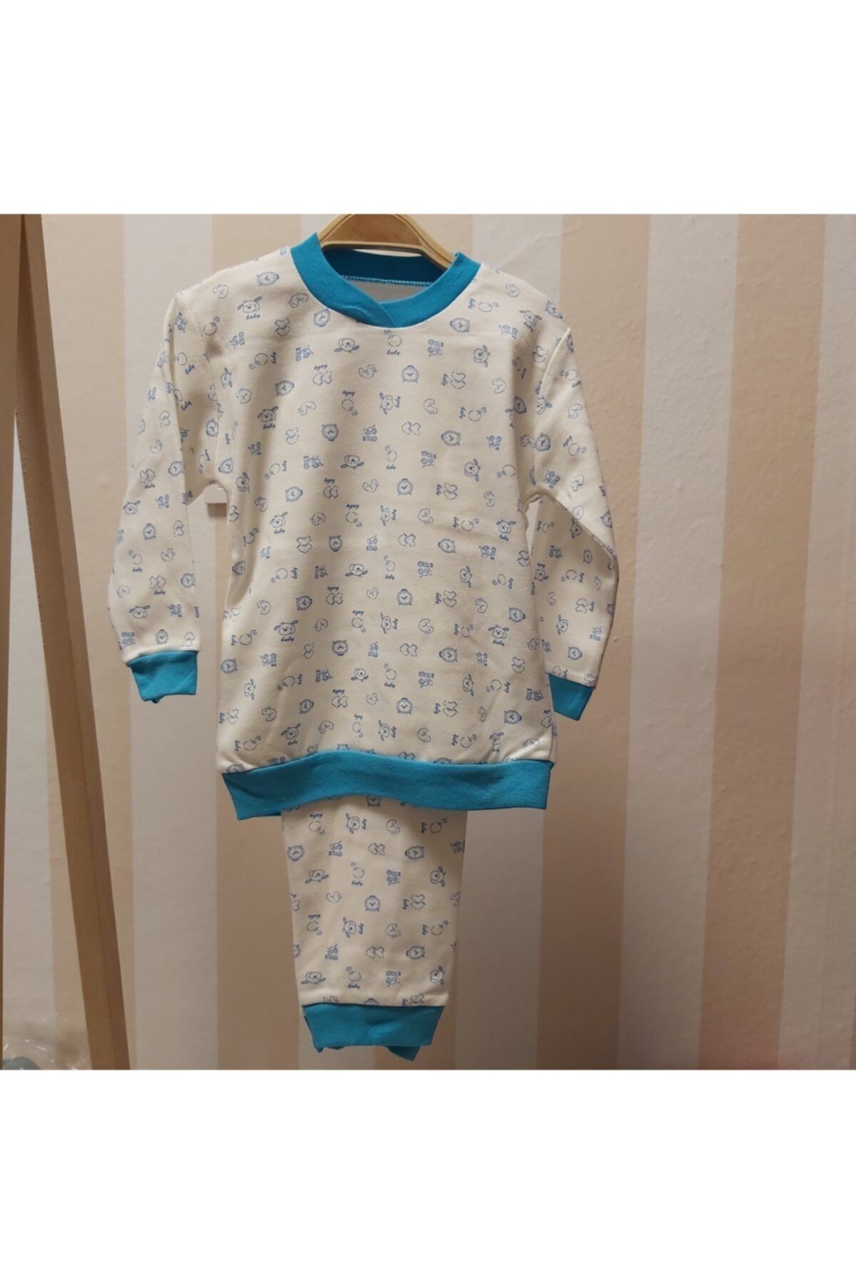 nazar baby Unisex Bebek Pijama Takımı