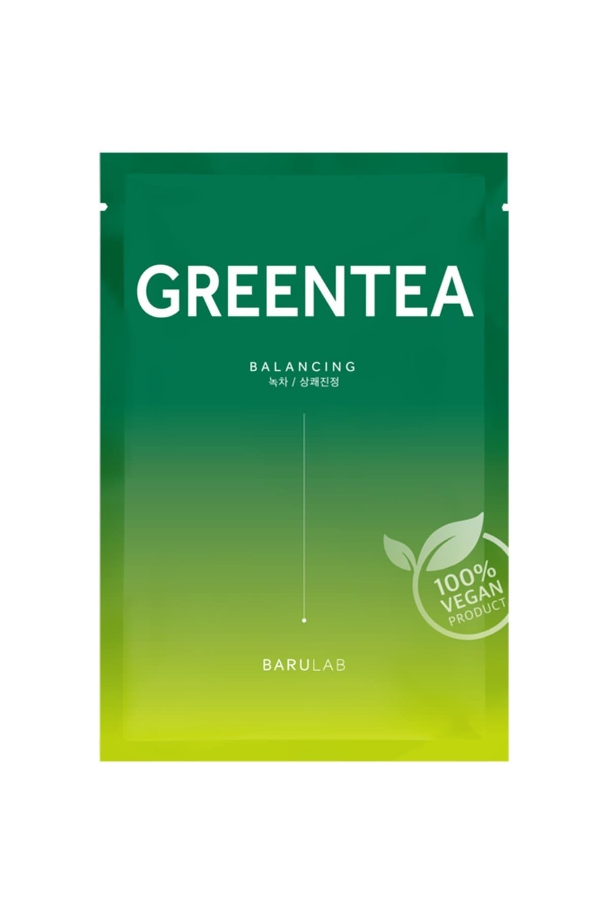Barulab The Clean Vegan Green Tea Mask - Yeşil Çaylı Yağ Dengeleyici Maske 23gr
