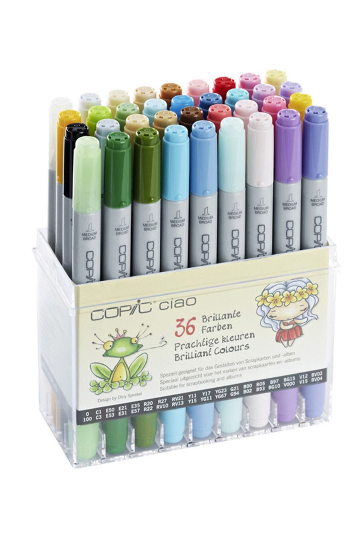 copic Ciao Marker 36`lı Set Brilliant Colours 5679923