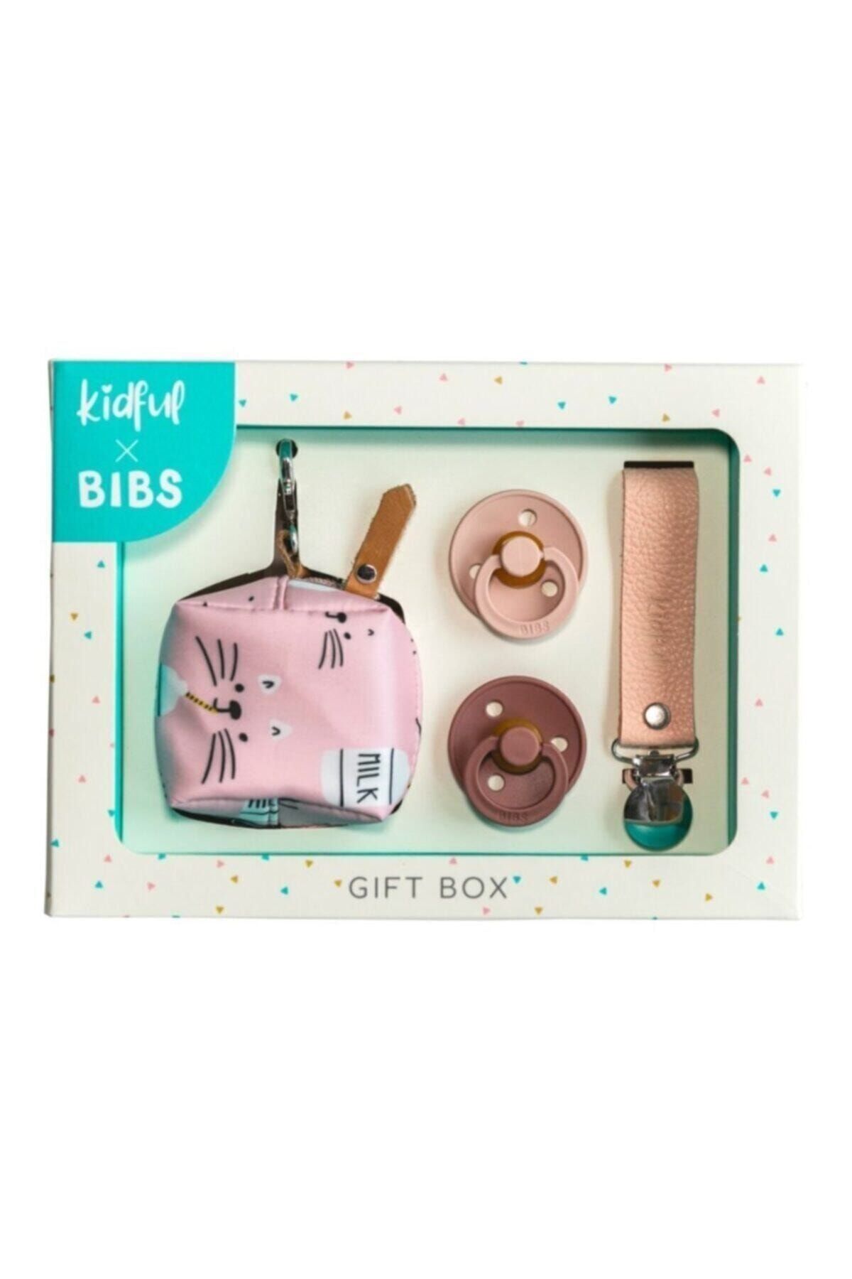 Bibs Kidful & Gift Box - Milky 0-6 Ay
