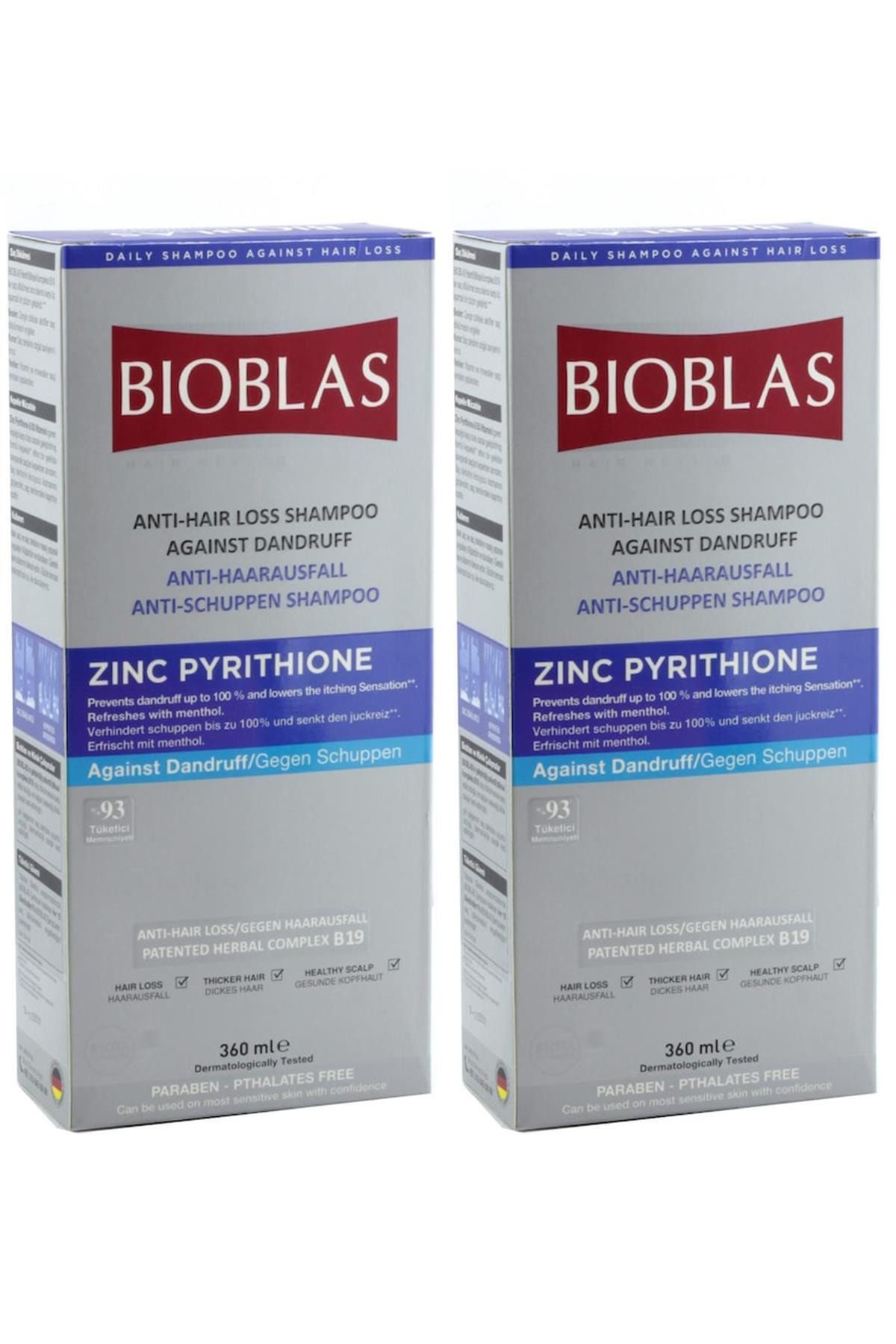 Bioblas Şampuan 360 Ml Kepeğe Karşı Etkili X 2 Adet