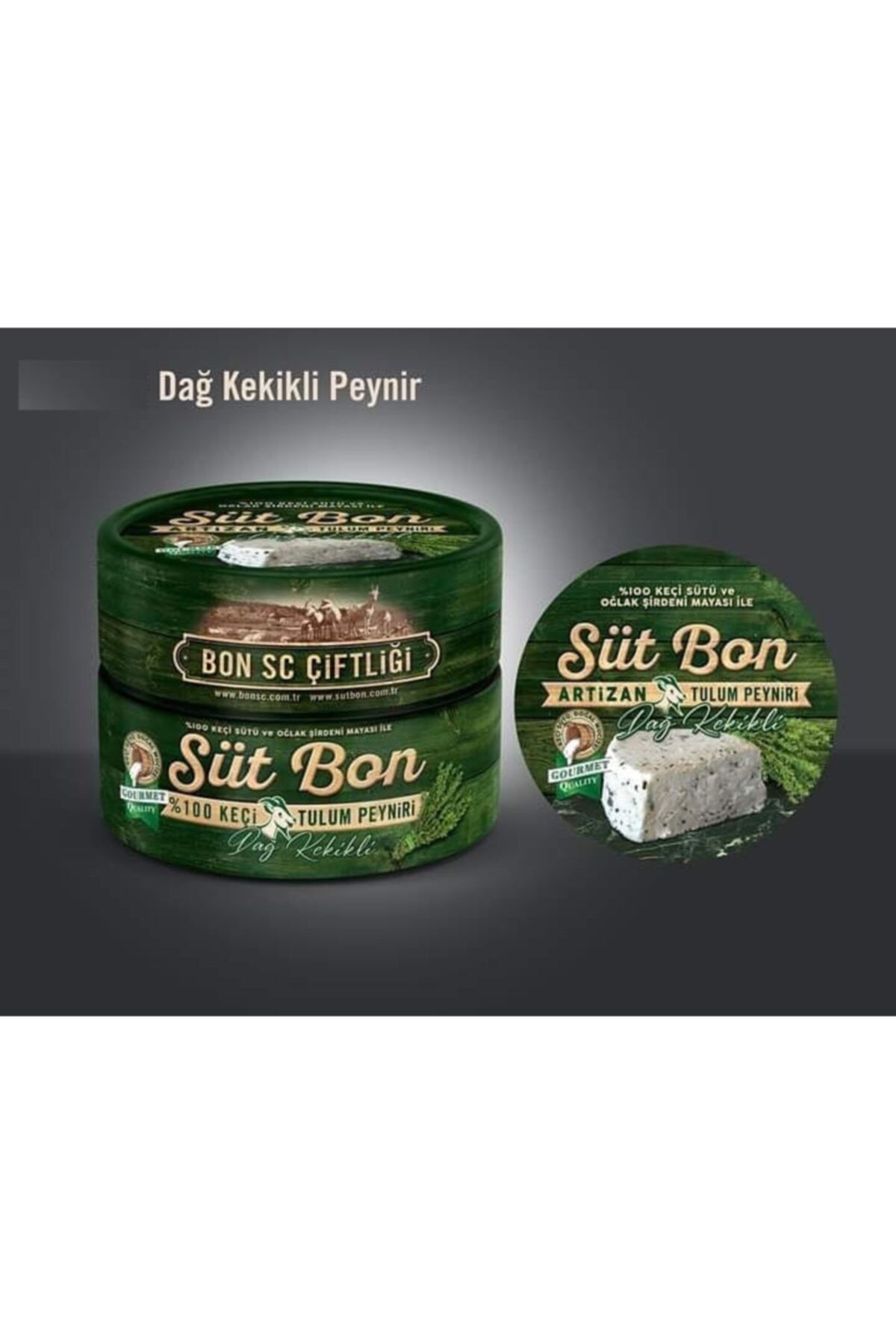 BİKÖY ORGANİK Artizan Dağ Kekikli Keçi Tulum Peyniri (250 Gr.)