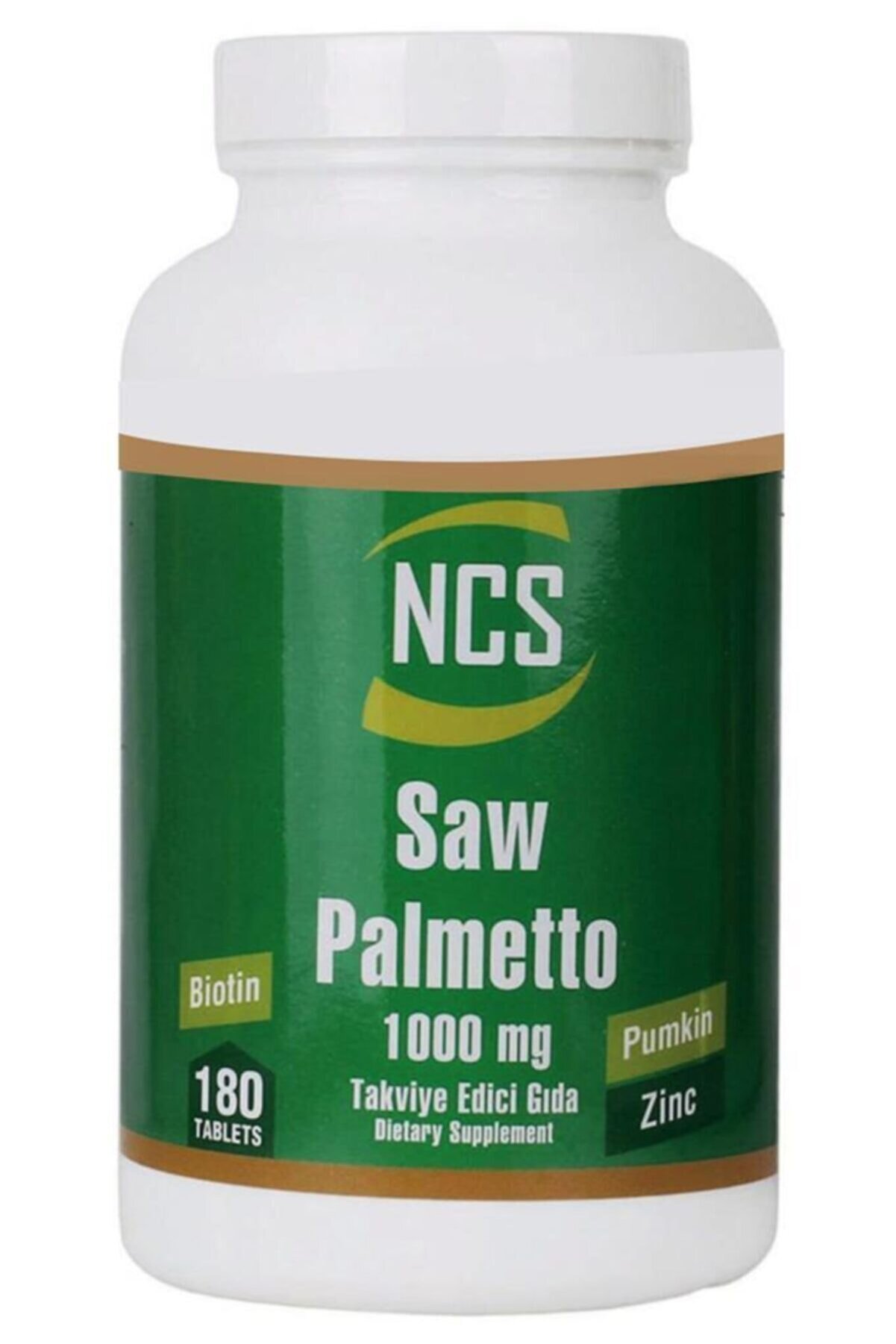 Ncs Saw Palmetto 1000 Mg Pumpkin Biotin Zinc Complex 180 Tablet Fiyatı