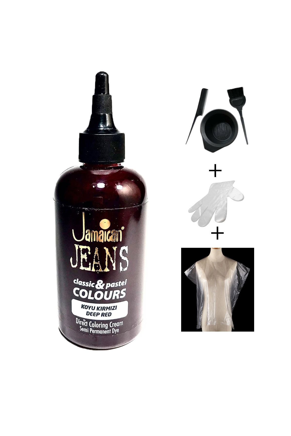 Jamaican Jean's Color Saç Boya Seti Koyu Kırmızı Depa1013