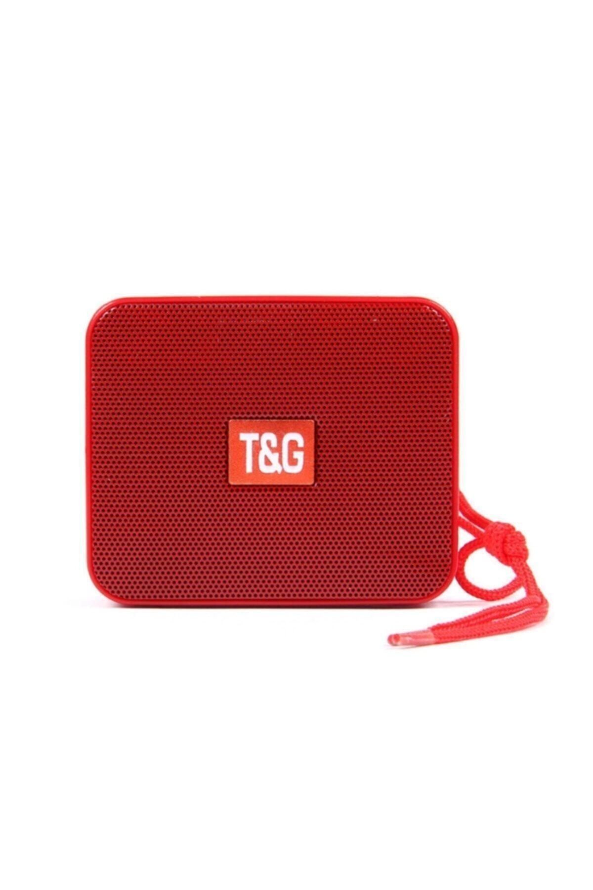 T G Bluetooth Hoparlör Kablosuz Speaker Ses Bombası 166 Kırmızı