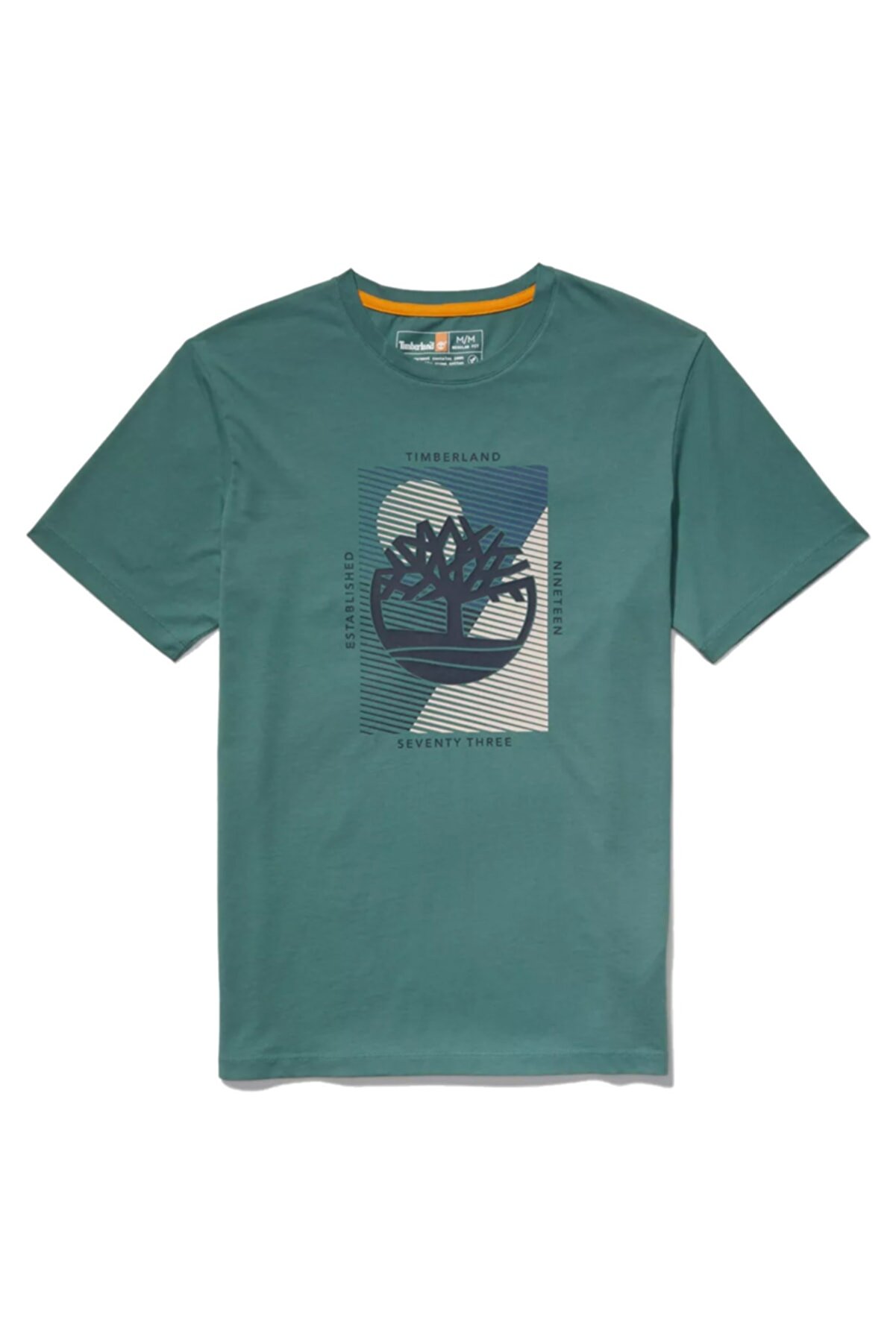 Timberland Baskılı Yeşil Erkek T-shirt