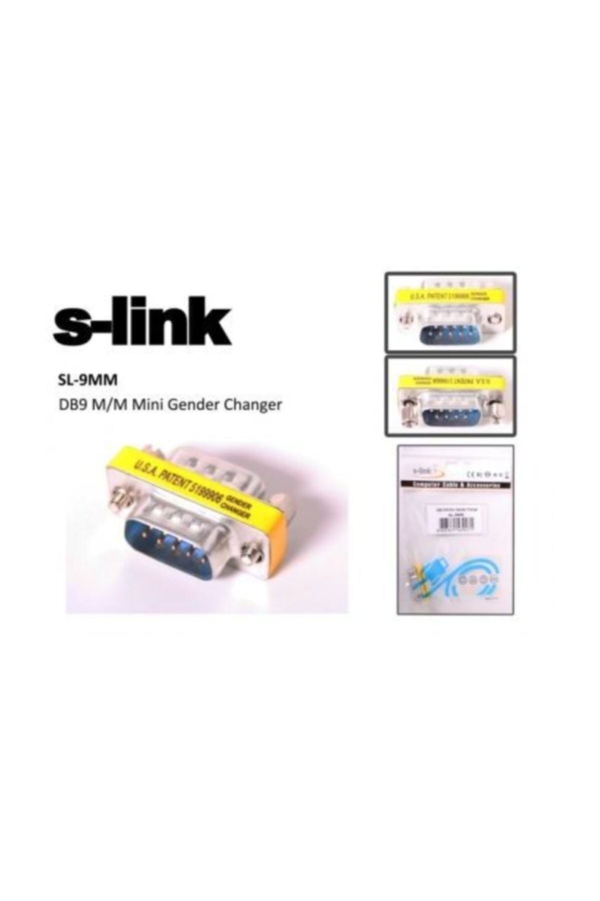 S-Link S-Link Sl-9Mm Db9 M/M Mini Çevirici