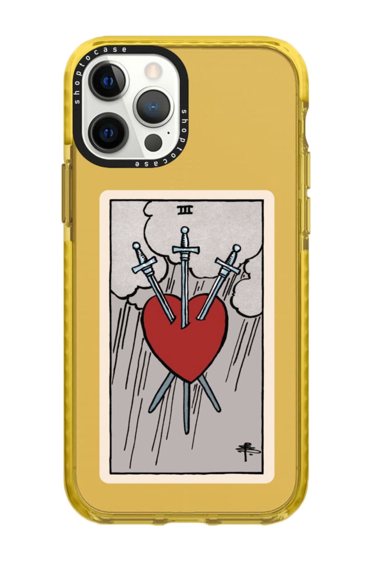 shoptocase Iphone 13 Promax Uyumlu Turuncu Impact The Heart Tasarımlı Telefon Kılıfı
