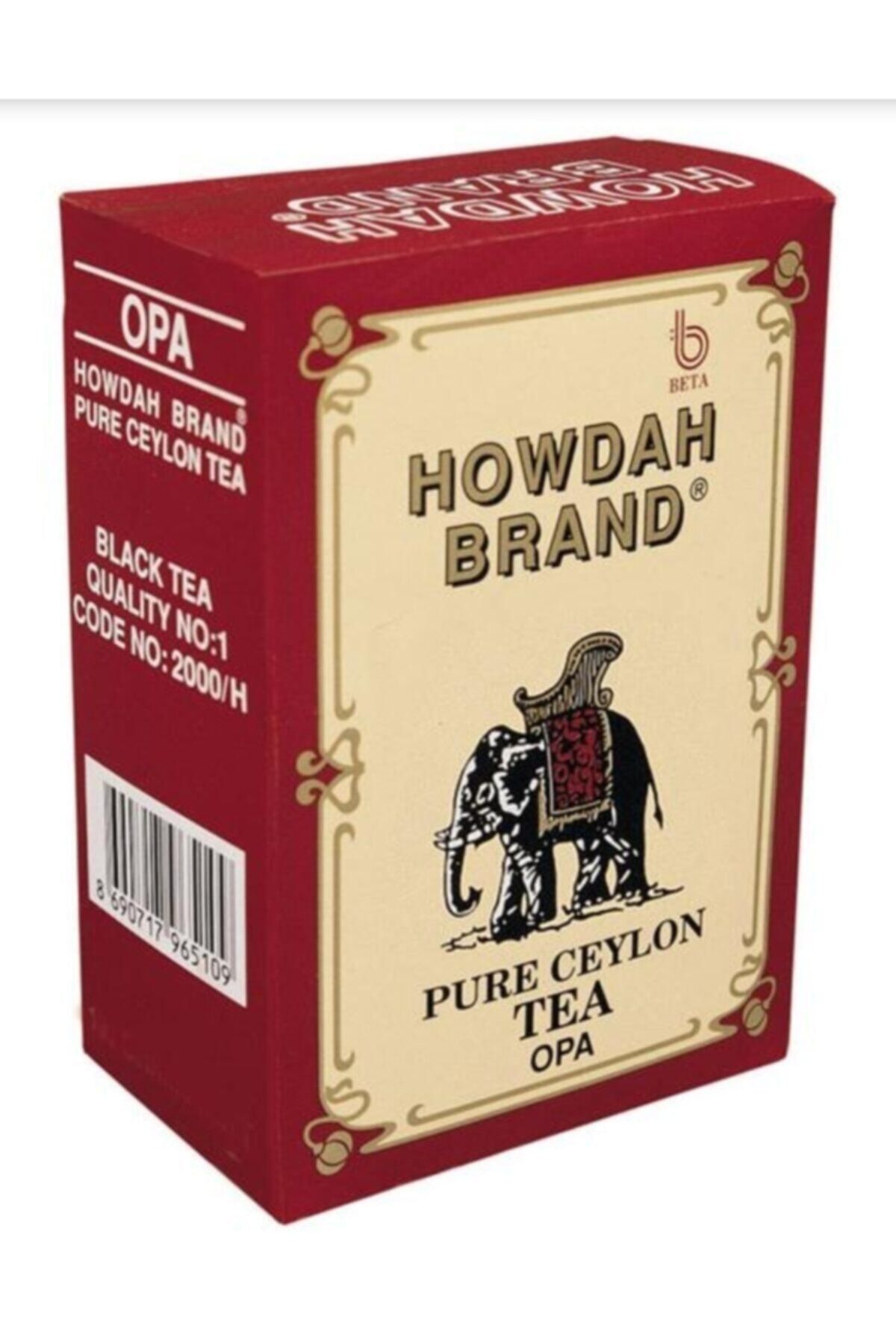 Howdah Brand Seylan Çayı. Howdah Ceylon Opa Tea 500 gr.