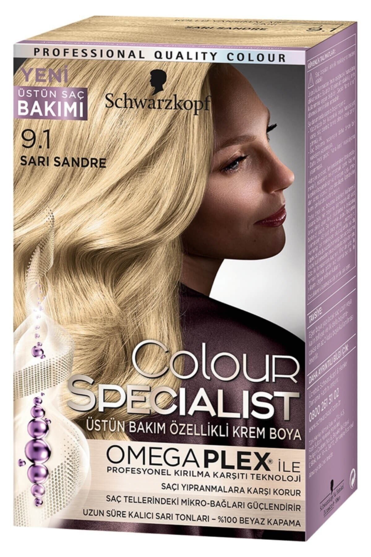 Schwarzkopf Color Specialist Saç Boyası Color Specıalıst 9-1 Tube 60 Ml