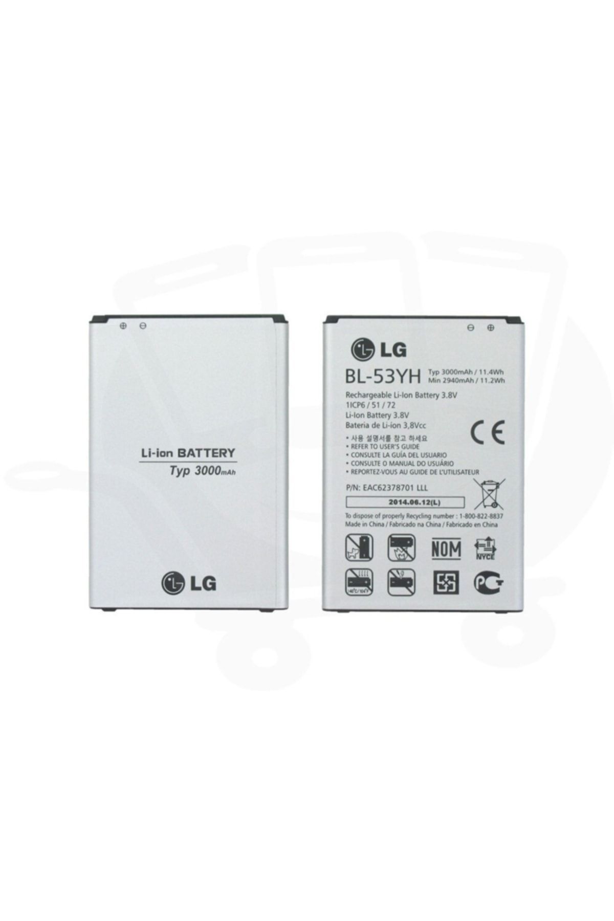 LG G3 Batarya Pil Bl-53yh