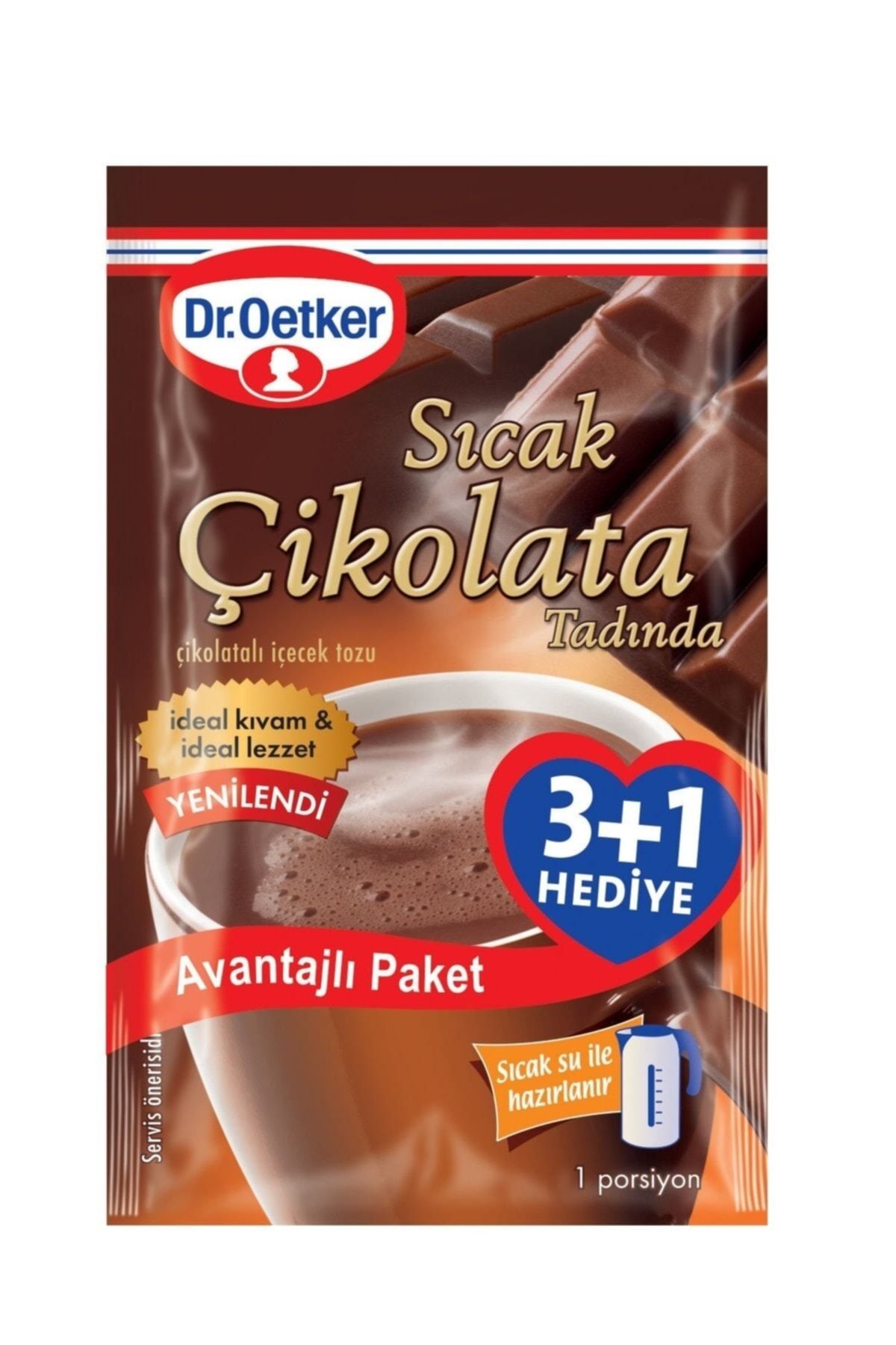 Dr. Oetker Sıcak Çikolata 4 x 25 gr