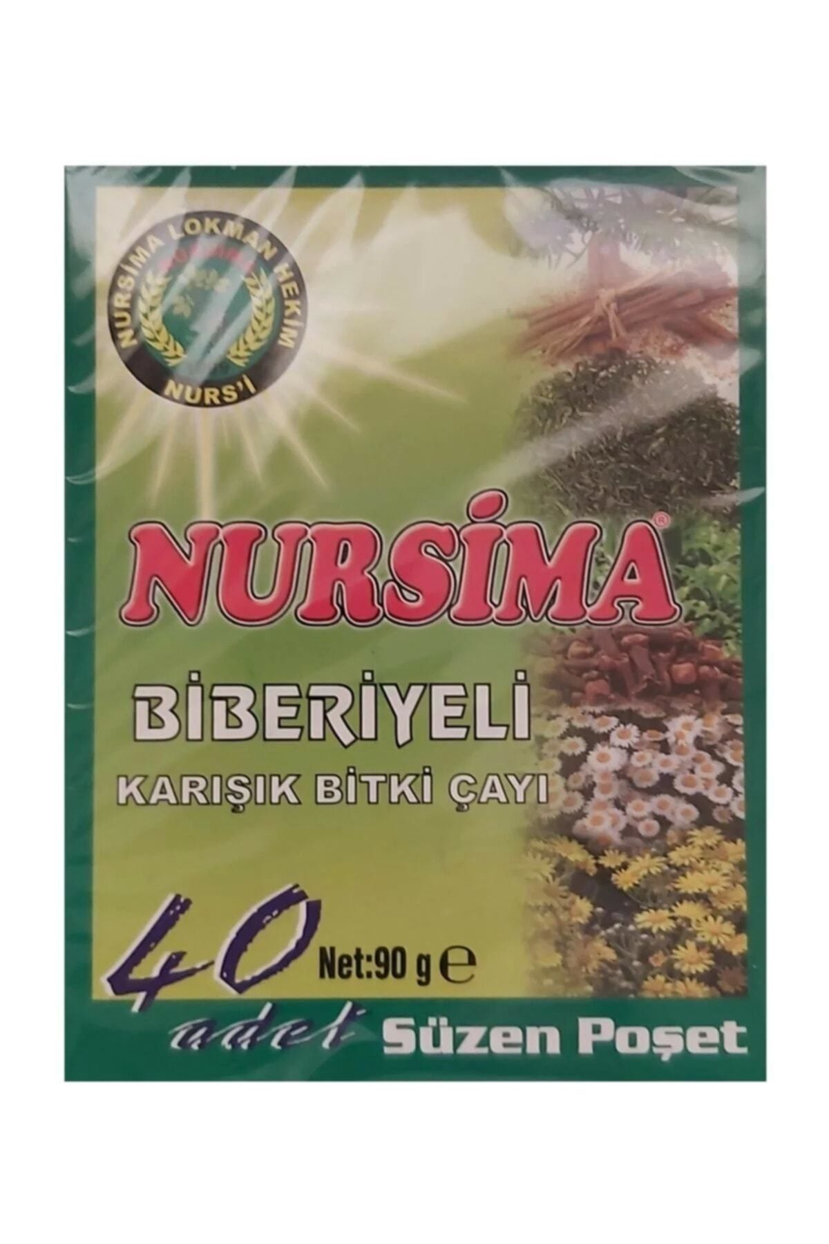 Nursima Biberiyeli Karışık Bitki Çayı 40 Süzen 3 Adet