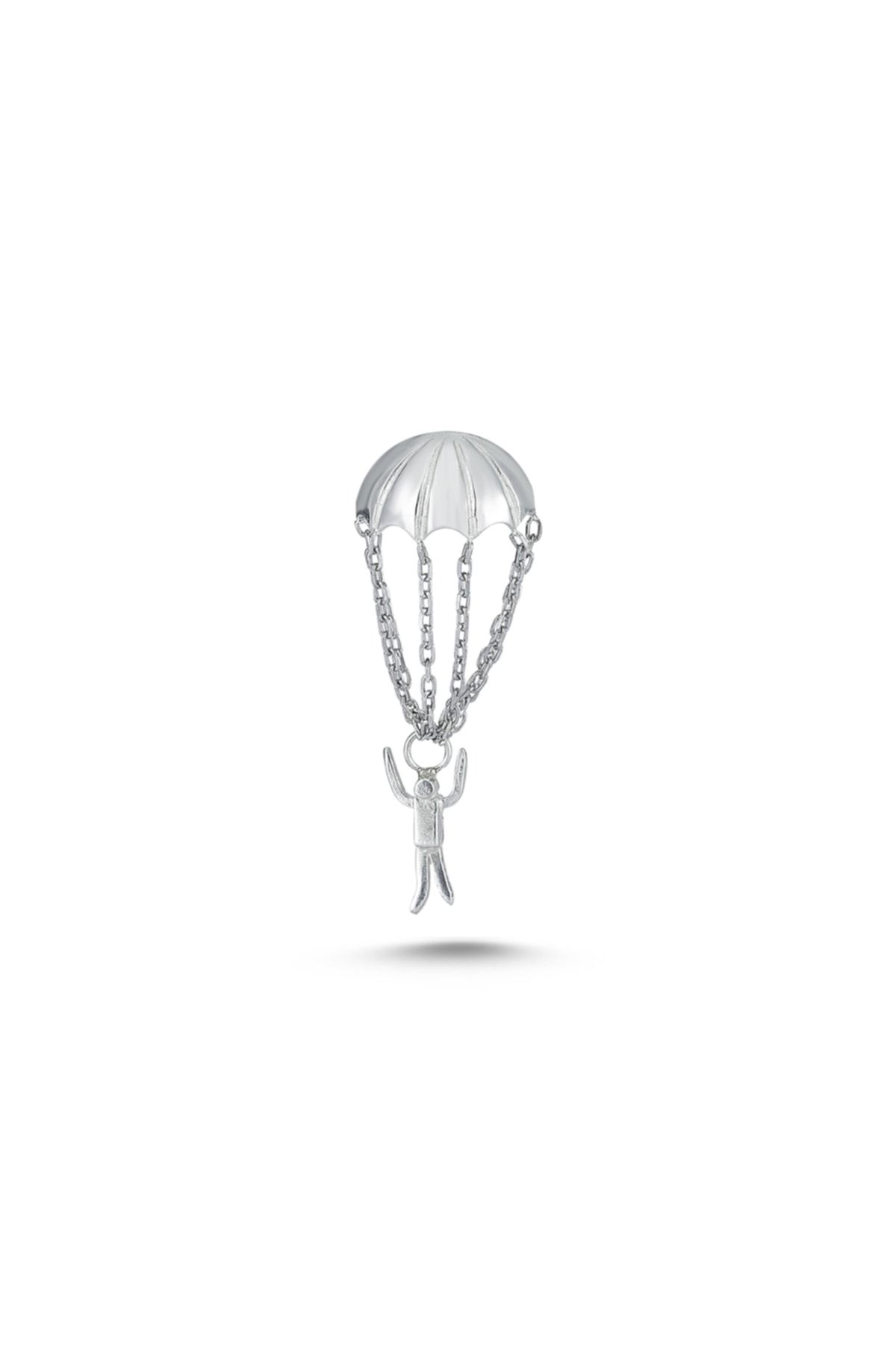 Ecce Mini Pin Balonlu Adam Gümüş Üzeri Altın Kaplamalı Broş/rozet