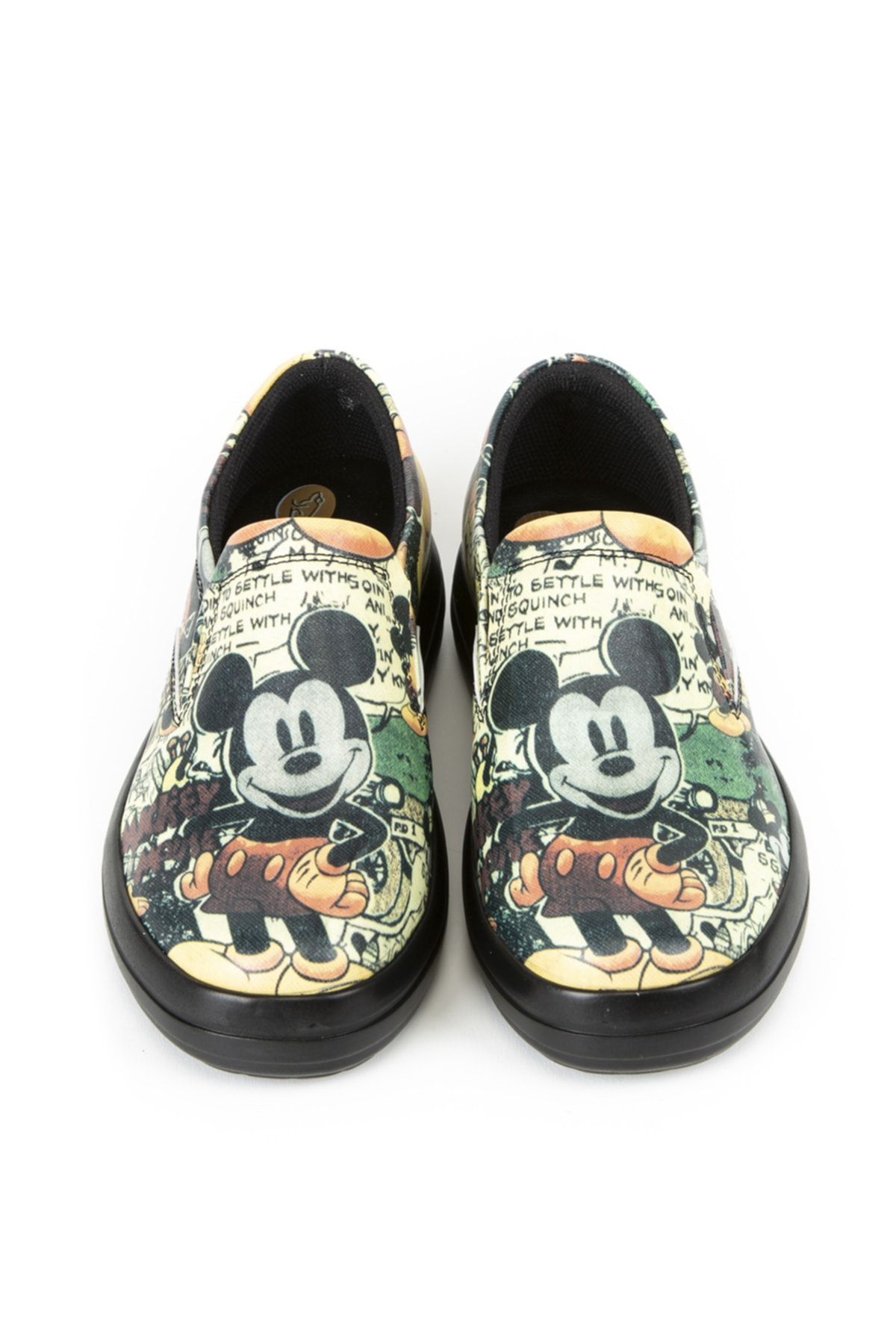 TERLİKSABO Siyah Mickey Mouse Ayakkabı