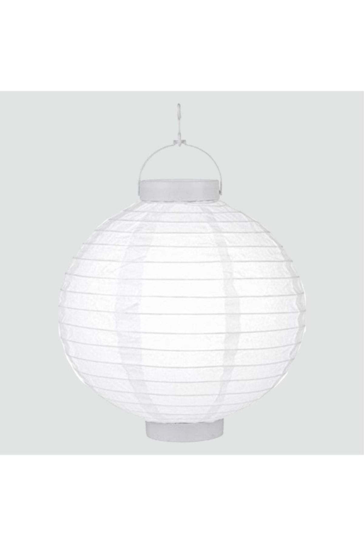 Genel Markalar Partidolu 20 Cm Led Işıklı Kağıt Japon Feneri Beyaz Renk