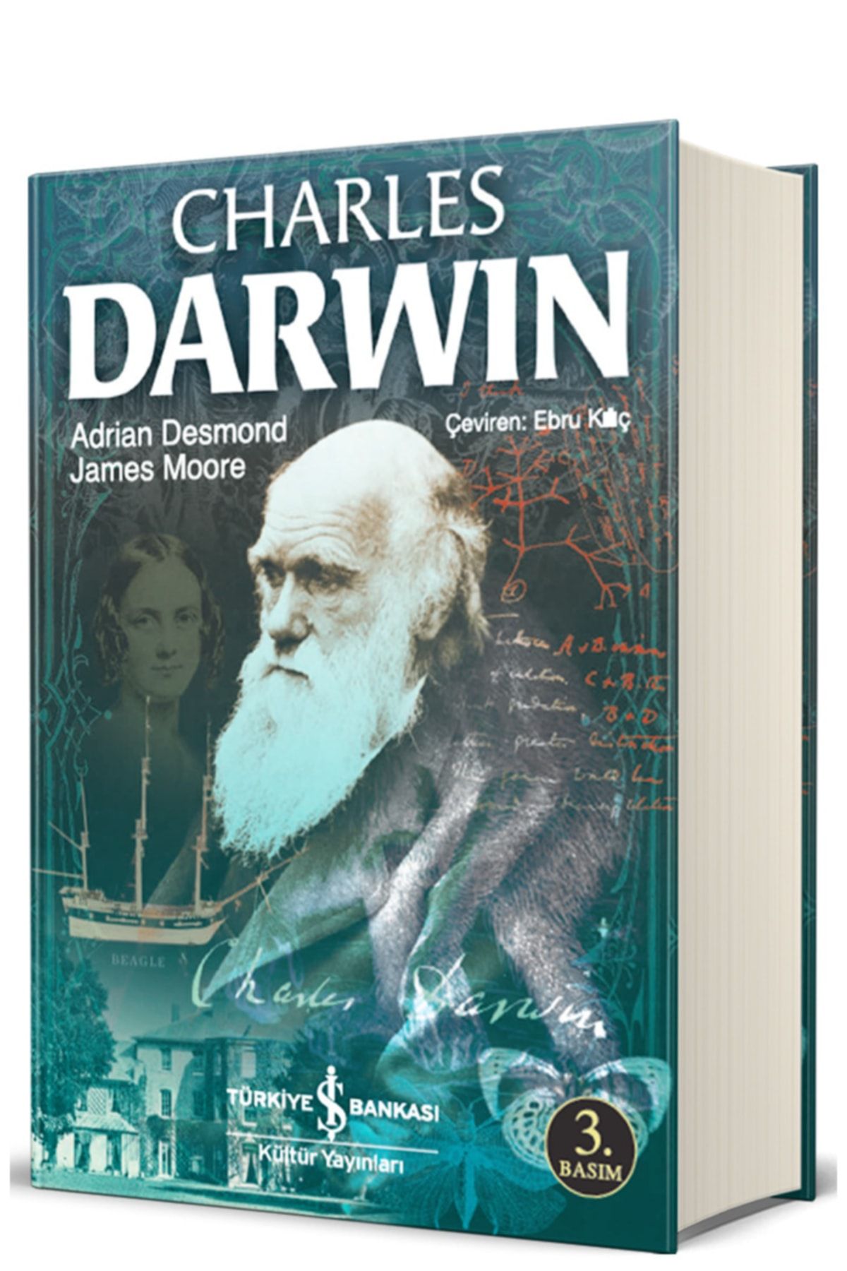 Türkiye İş Bankası Kültür Yayınları Charles Darwin (ciltli)