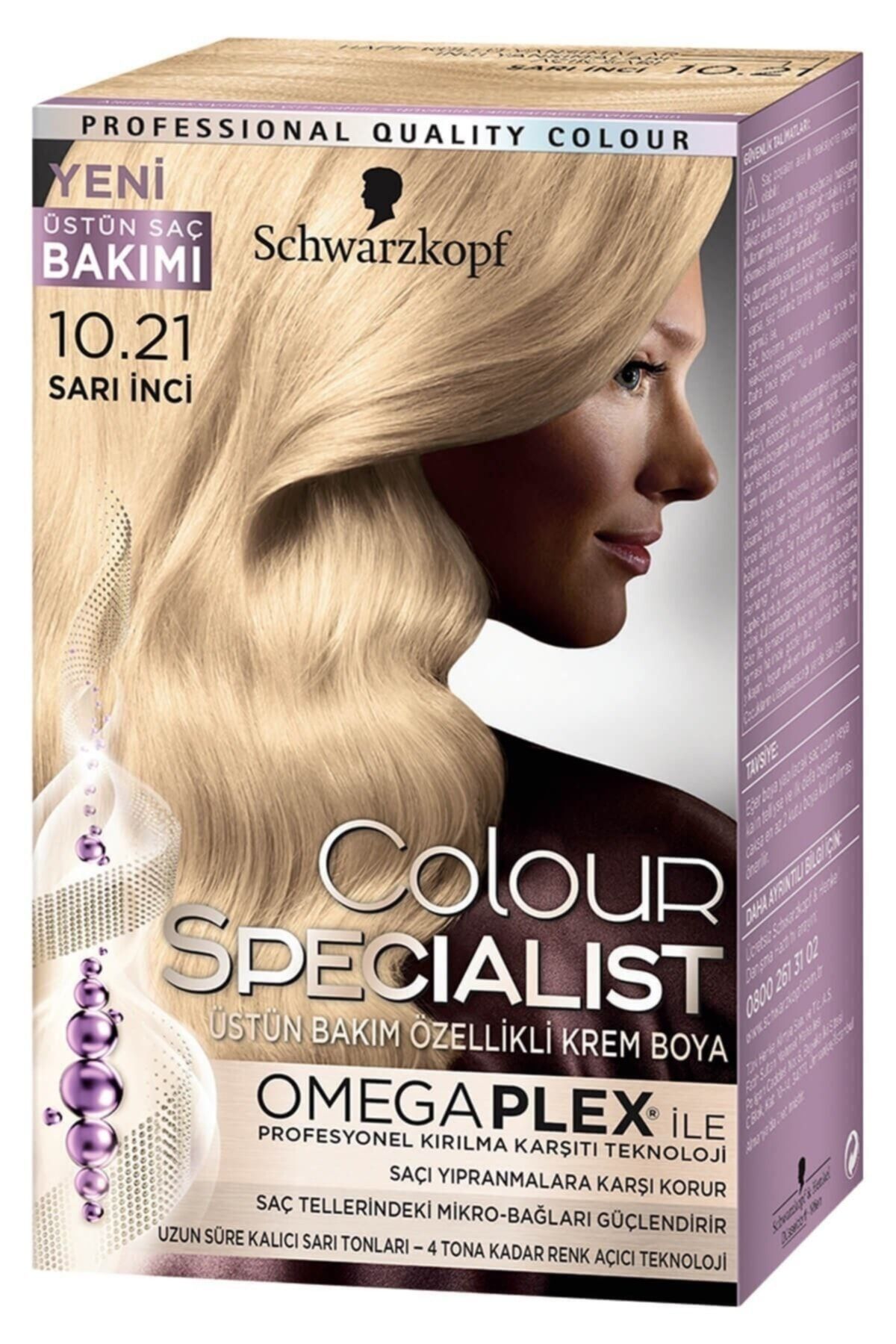 Schwarzkopf Color Specialist Saç Boyası Color Specıalıst 10-21 Tube 60 Ml