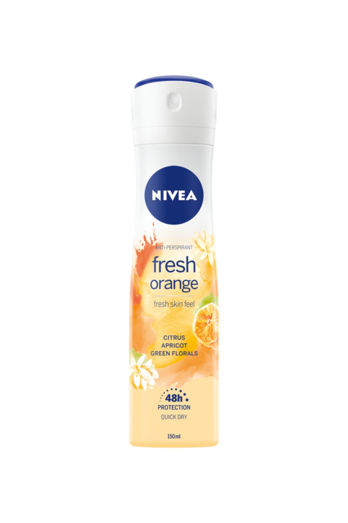 Kadın Sprey Deodorant Fresh Orange, 48 Saat Anti-perspirant Koruma, 150 ml_1