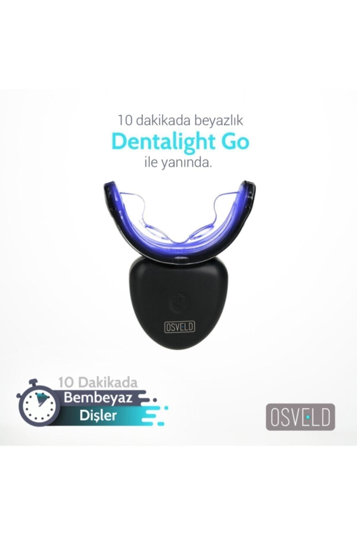OSVELD Dentalıght Go Mavi Işık Teknolojisi Ile Diş Beyazlatma Kiti Siyah