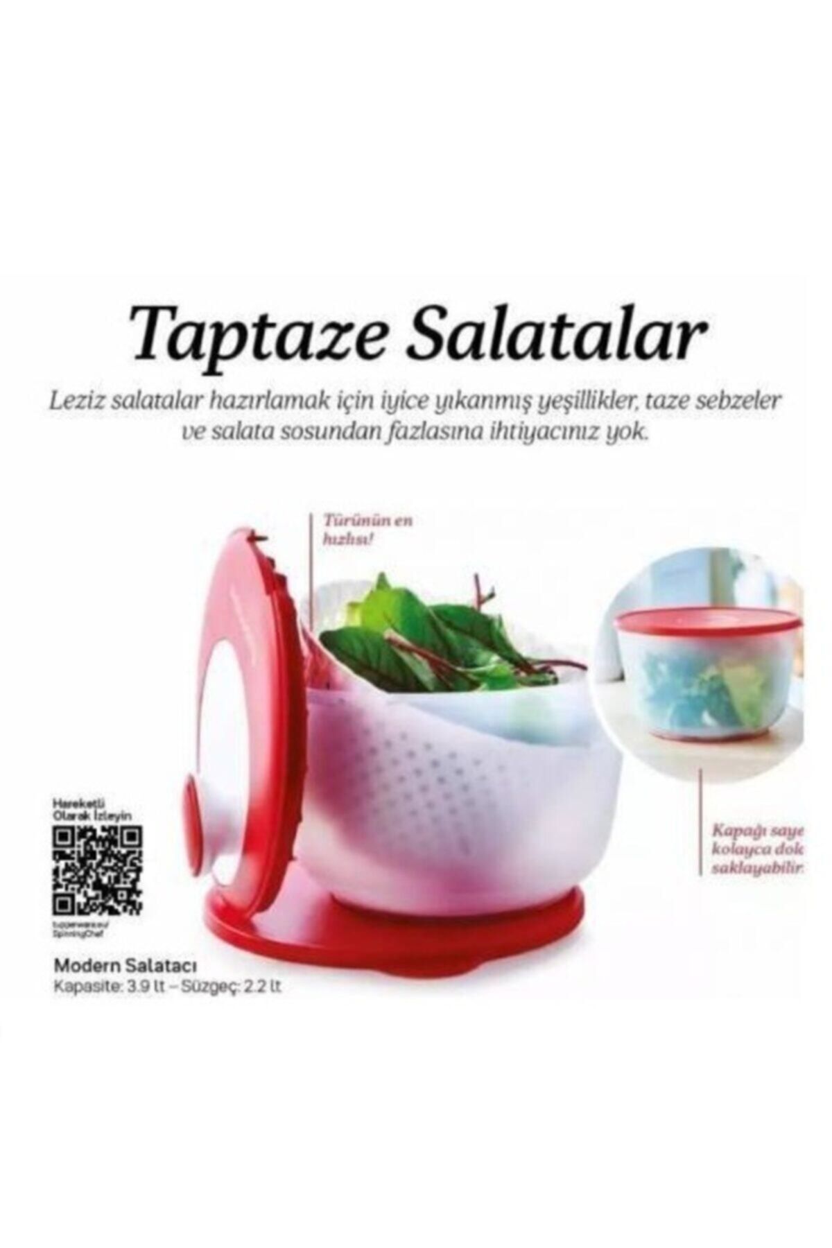 Tupperware Modern Salatacı - Salata Kurutucusu