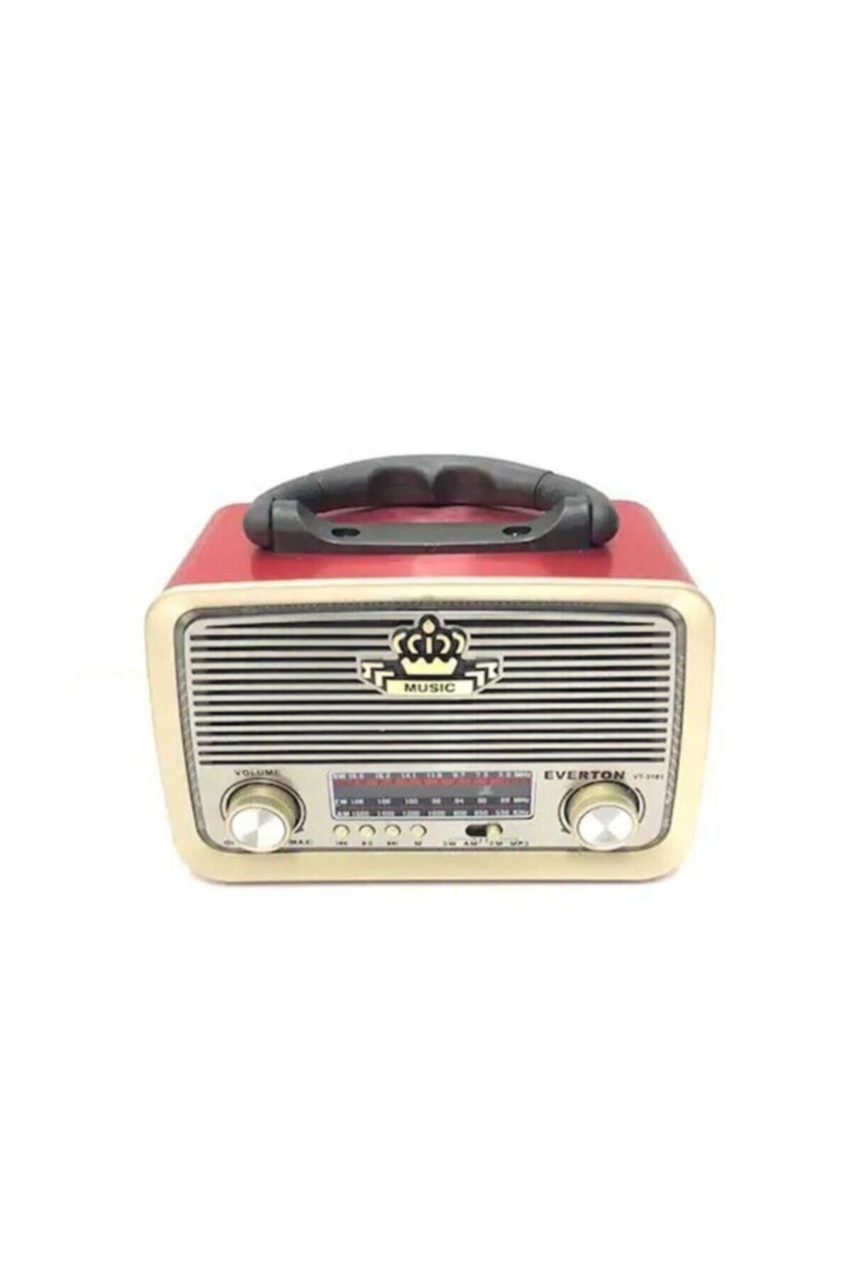 Genel Markalar Bantlı Bluetooth Radyo Everton Rt-301 Kırmızı Renk