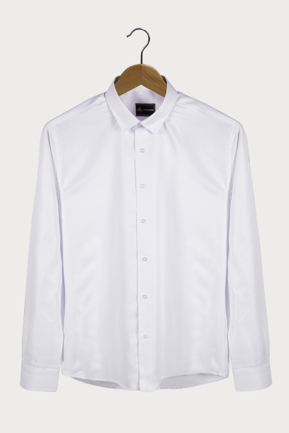 Terapi Men Erkek Italyan Yaka Extra Slim Beyaz Arkası Şeritli Premium Klasik Gömlek