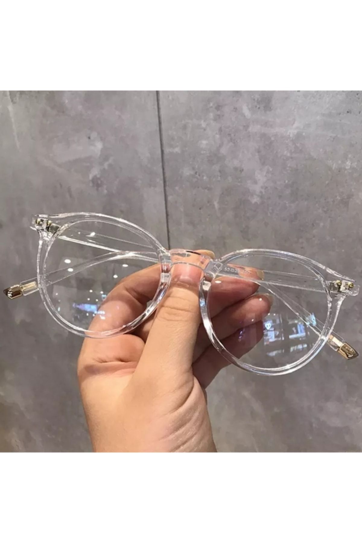 gözlüksüzgezmeyenler Şeffaf Kemik Gözlük