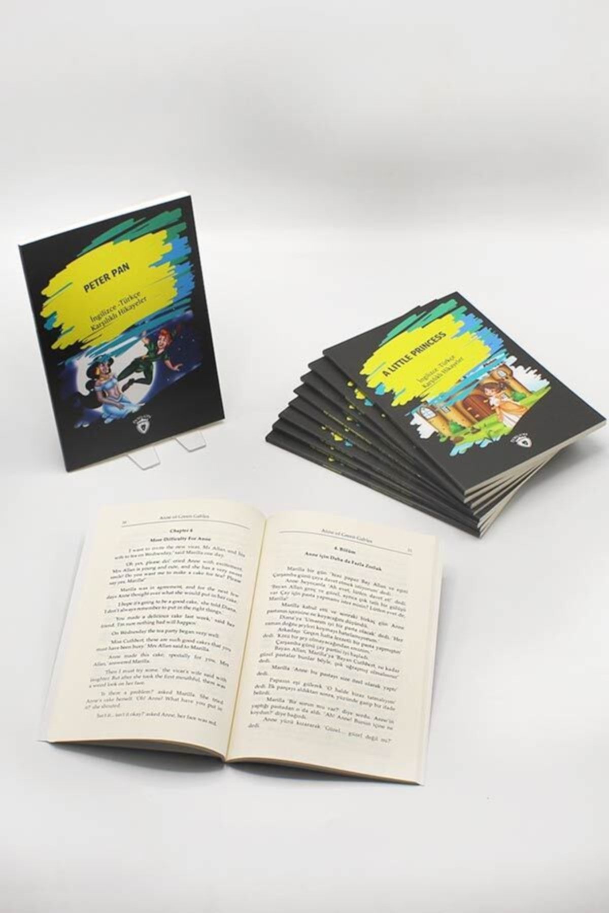Dorlion Yayınları İngilizce - Türkçe Karşılıklı Hikayeler - 10 Kitap