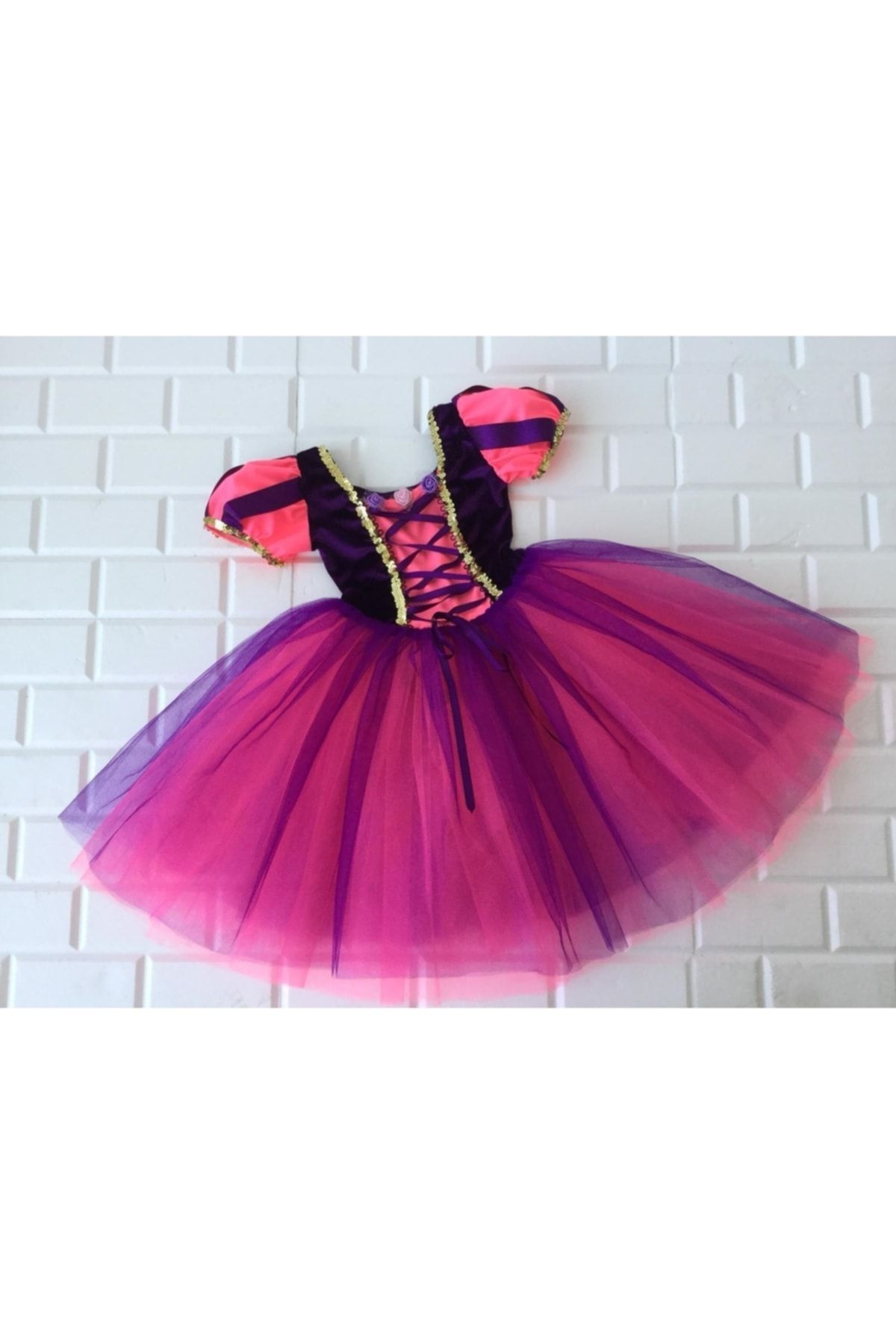 Lady Lou Prenses Rapunzel Kostümü, Kız Çocuk Elbise, Abiye Doğum Günü Kostüm Çok Kabarıktır, Özel Üretim,