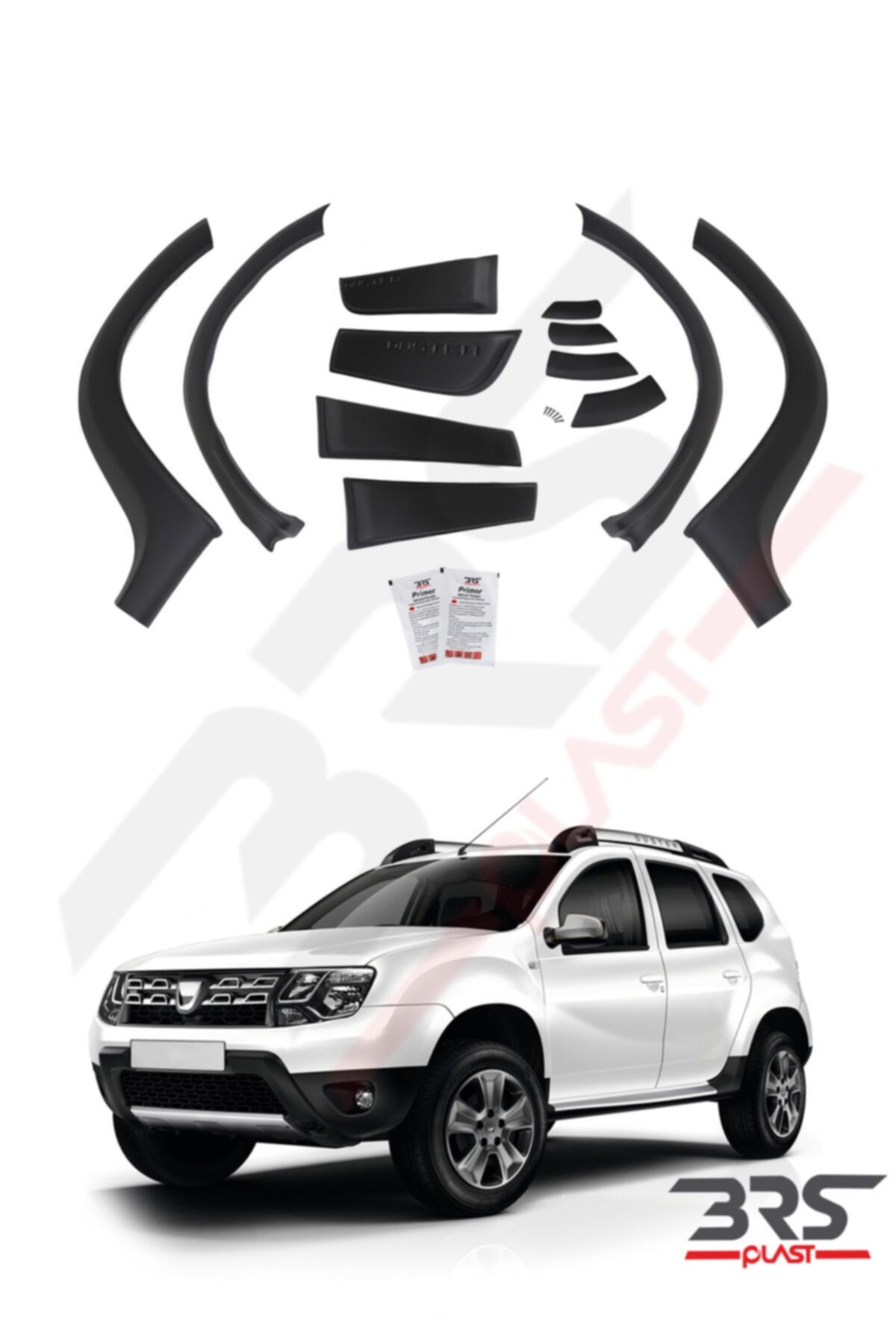 BRSPLAST Dacia Duster 12 Parça Düz Dodik Seti 2010-2017 Yıl Aralığı