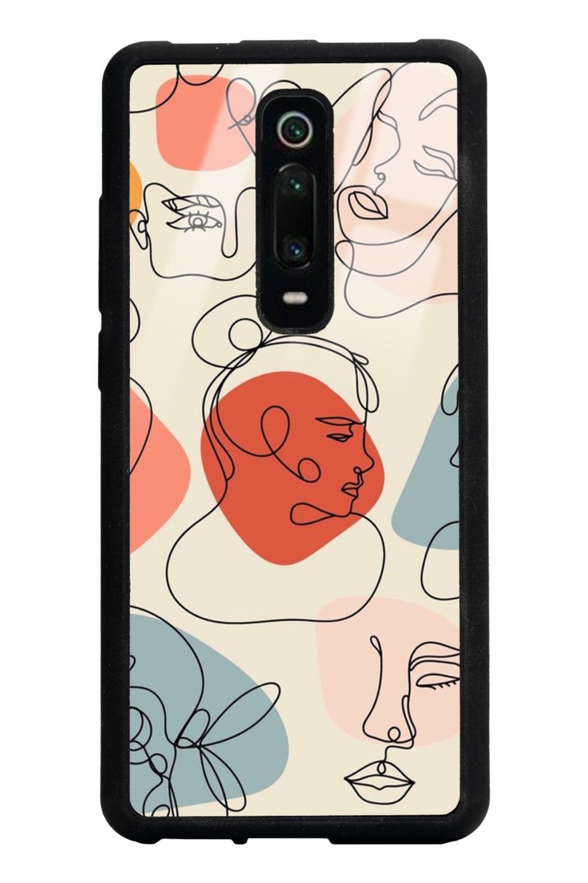 Spoyi Xiaomi Mi 9t Nude Maske Tasarımlı Glossy Telefon Kılıfı