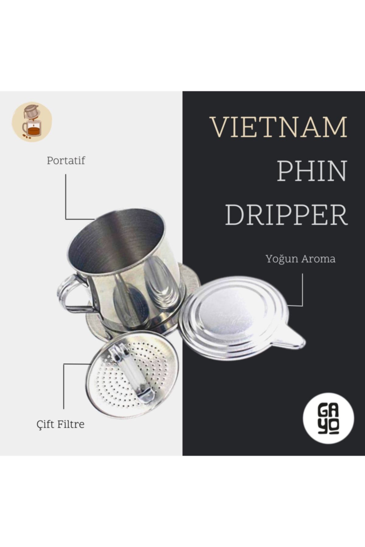 GAYO Vietnam Phin Dripper
