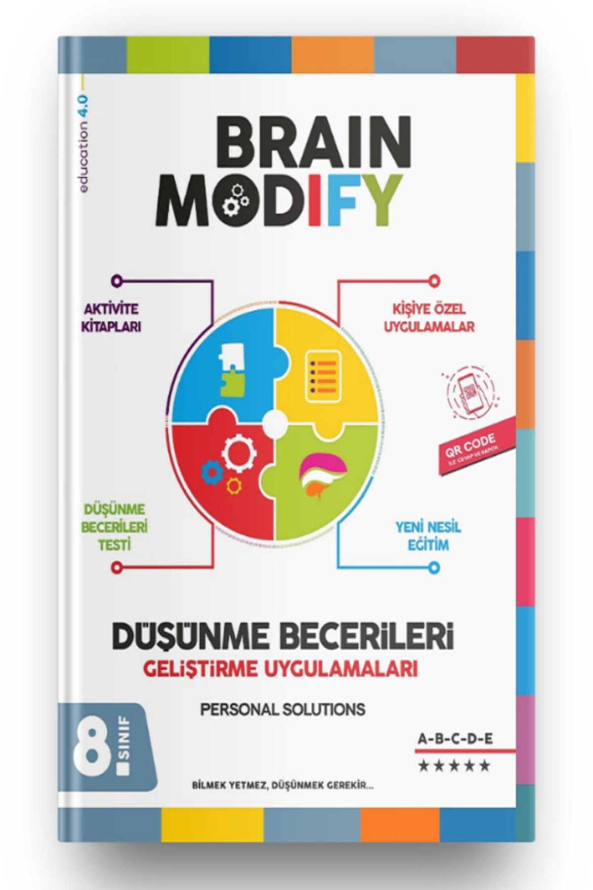 BRAIN MODIFY 8. Sınıf Düşünme Becerileri Uygulamaları Kitabı Brain Modify Yayınları