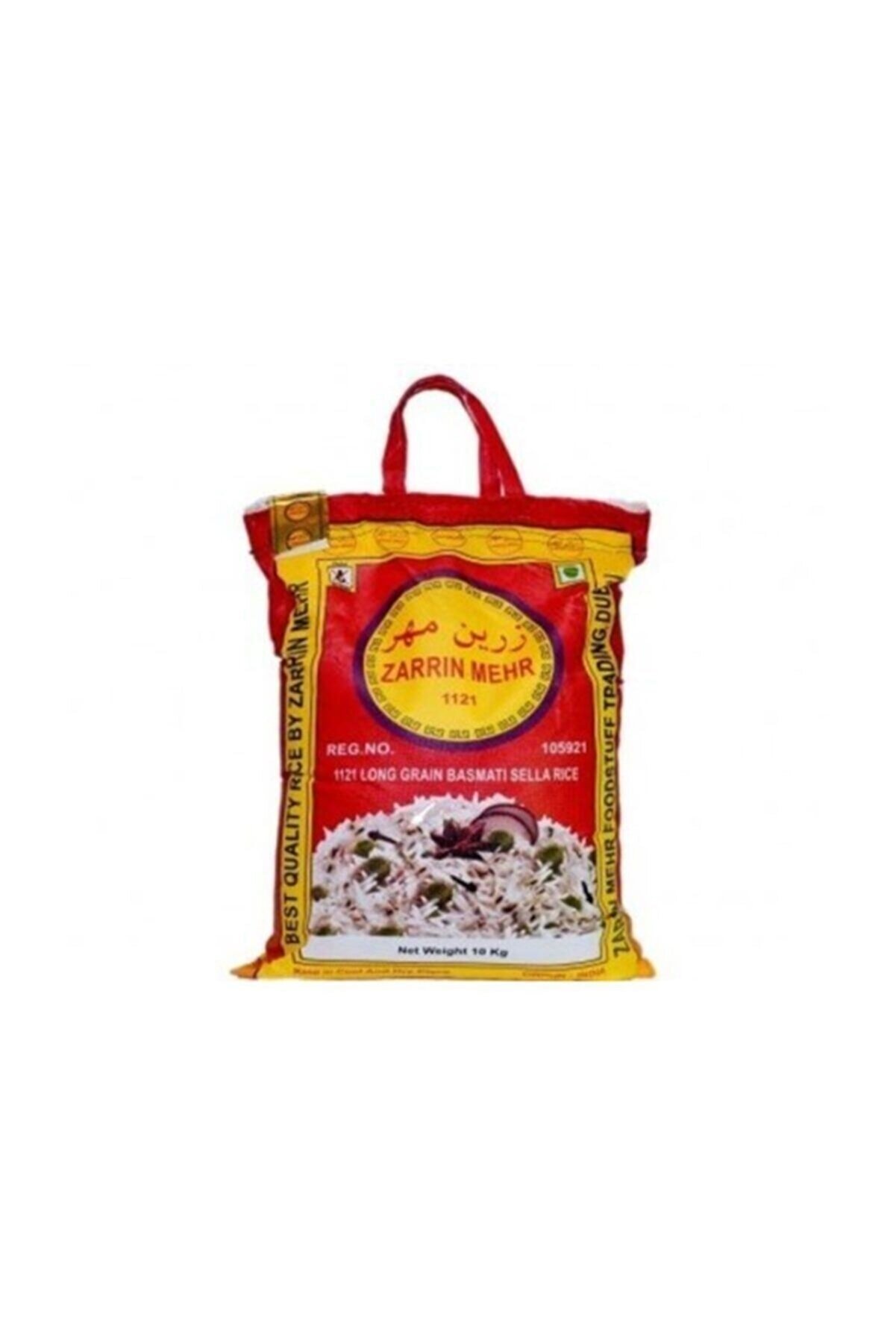 Zarrin Mehr Basmati Safran Aromalı Pirinç 10 kg 1121