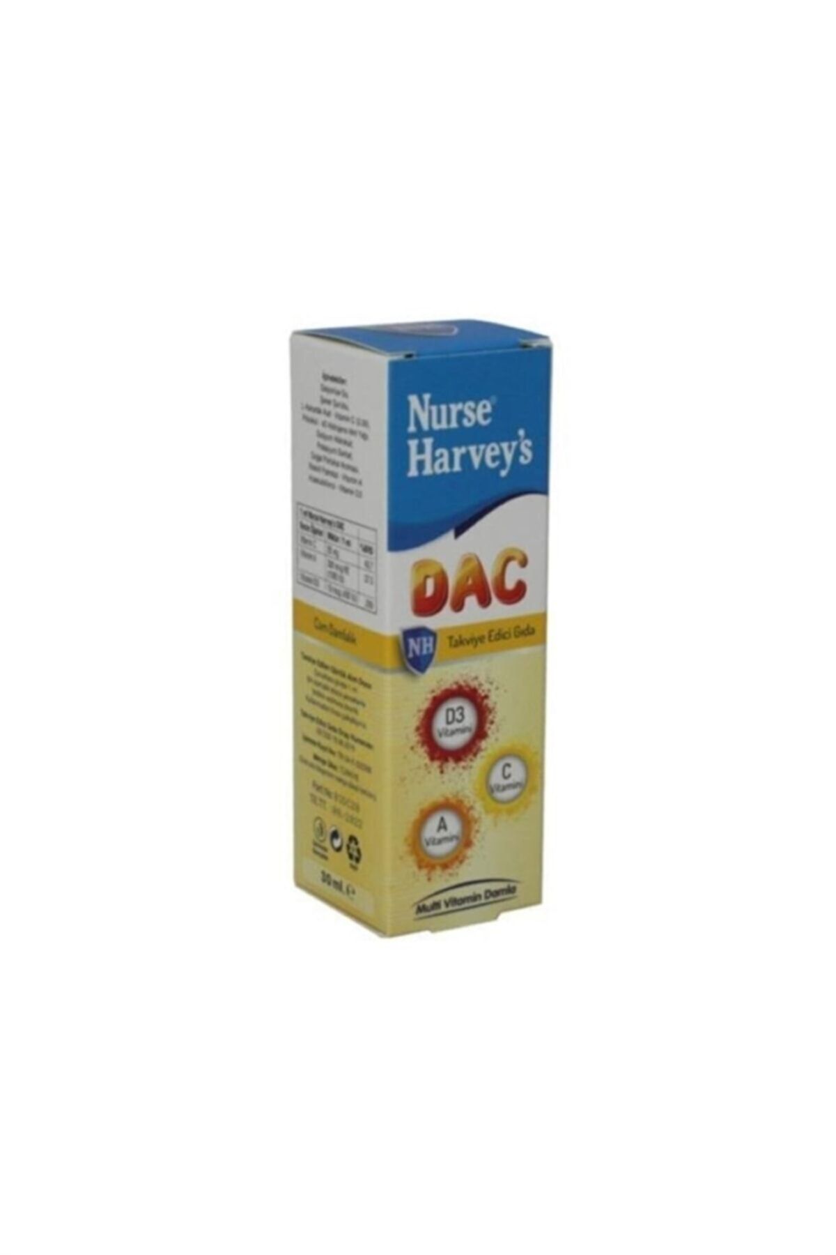 Nurse Harvey's Dac Multi Vitamin Damla Portakal Aromalı 30ml