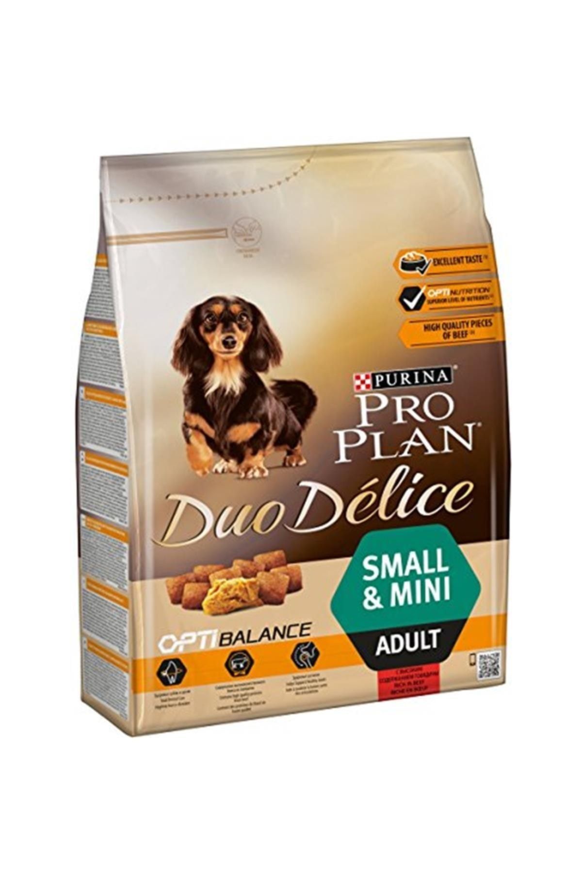 Pro Plan Duo Delice Small Mini Küçük Irk Sığır Etli Beef 2,5 kg Köpek Maması (original)