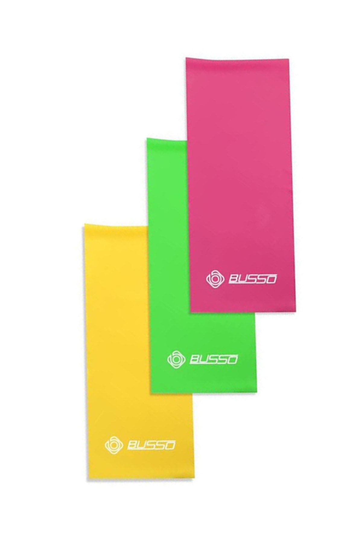 Busso Bls-45 3'lü Pilates Lastiği 90 Cm*7,5 Cm