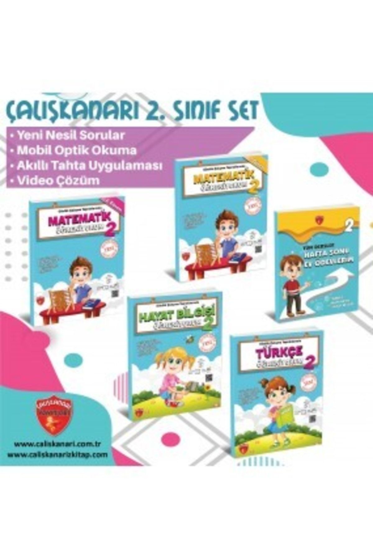 Çalışkan Arı Yayınları 2. Sınıf Altın Set (çalışkan Arı)
