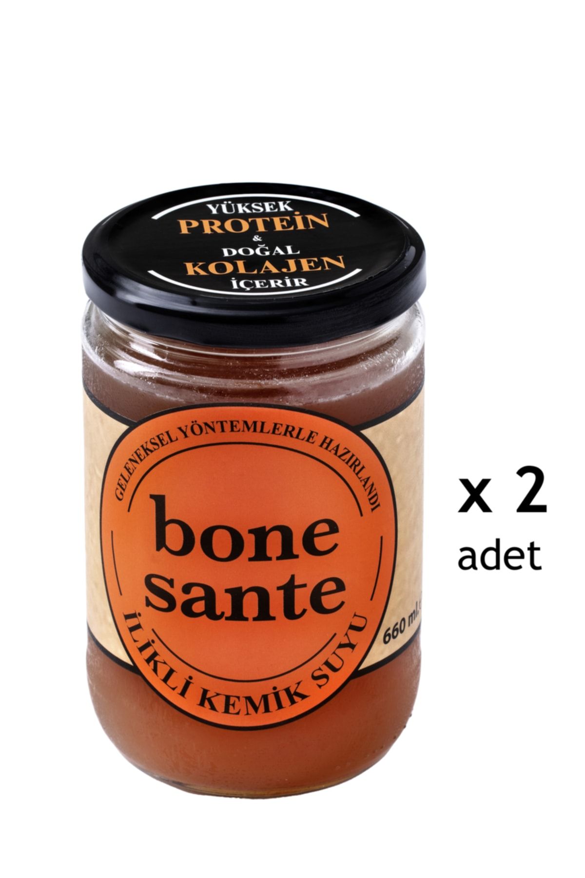 Bone Sante 660 ml İlikli Kemik Suyu 2 Adet