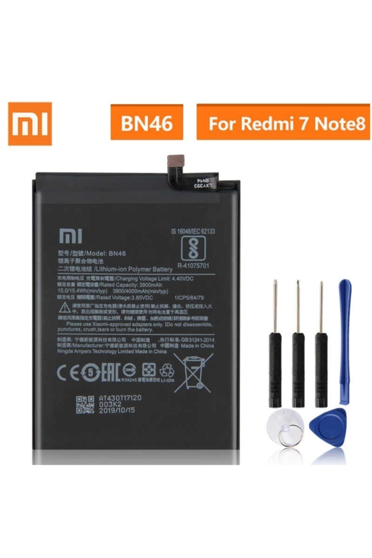 AXYA Xiaomi Redmi Note 8/ Redmi 7 Pil Batarya Bn46 + Tamir Seti